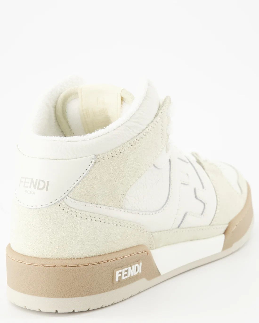 Fendi o1w1db10325 8E8358 Hi-Top Sneakers in White Size US 11 / IT 41 - 4 Thumbnail