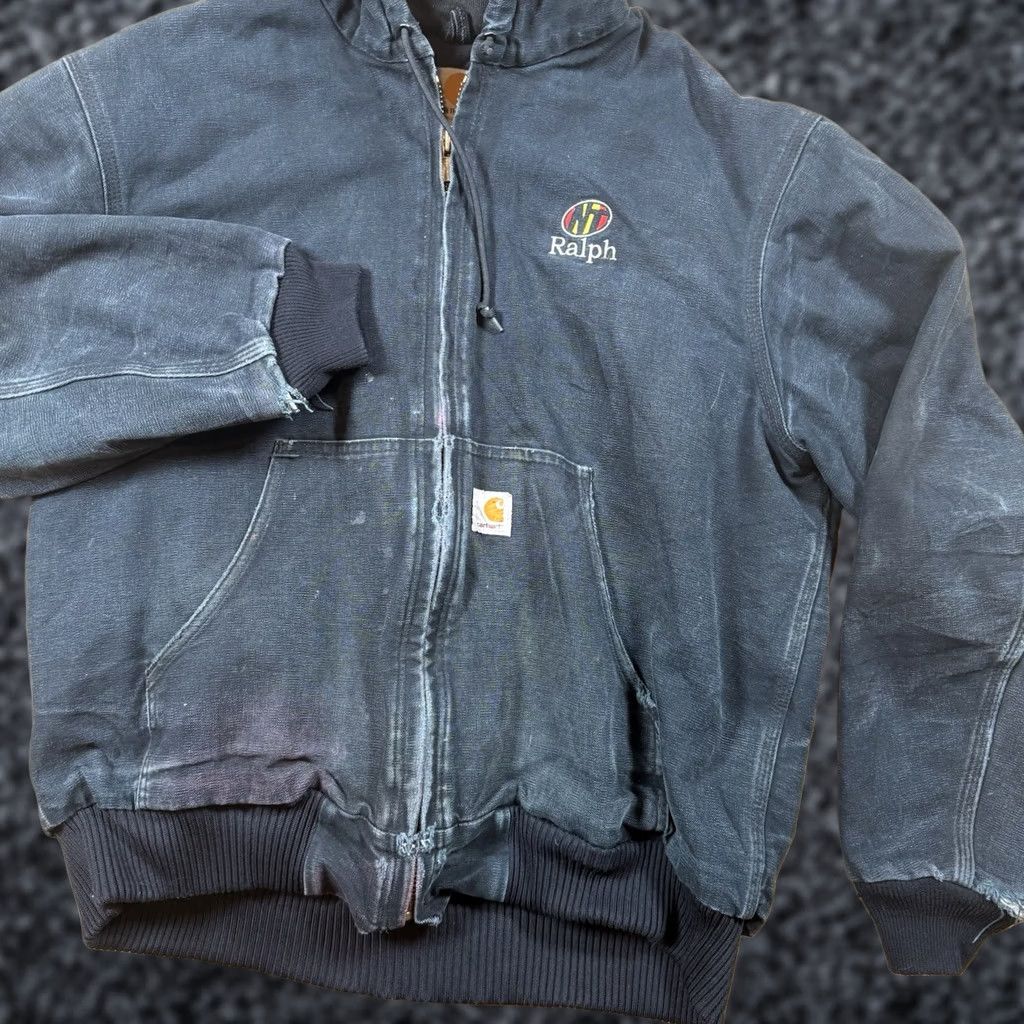 Carhartt VINTAGE Carhartt Jacket Bomber Coat Work USA Made Black L Adults Mens Large Union USA Made Nylon Jacket Black Bomber Carhartt USA Size US L / EU 52-54 / 3 - 1 Thumbnail