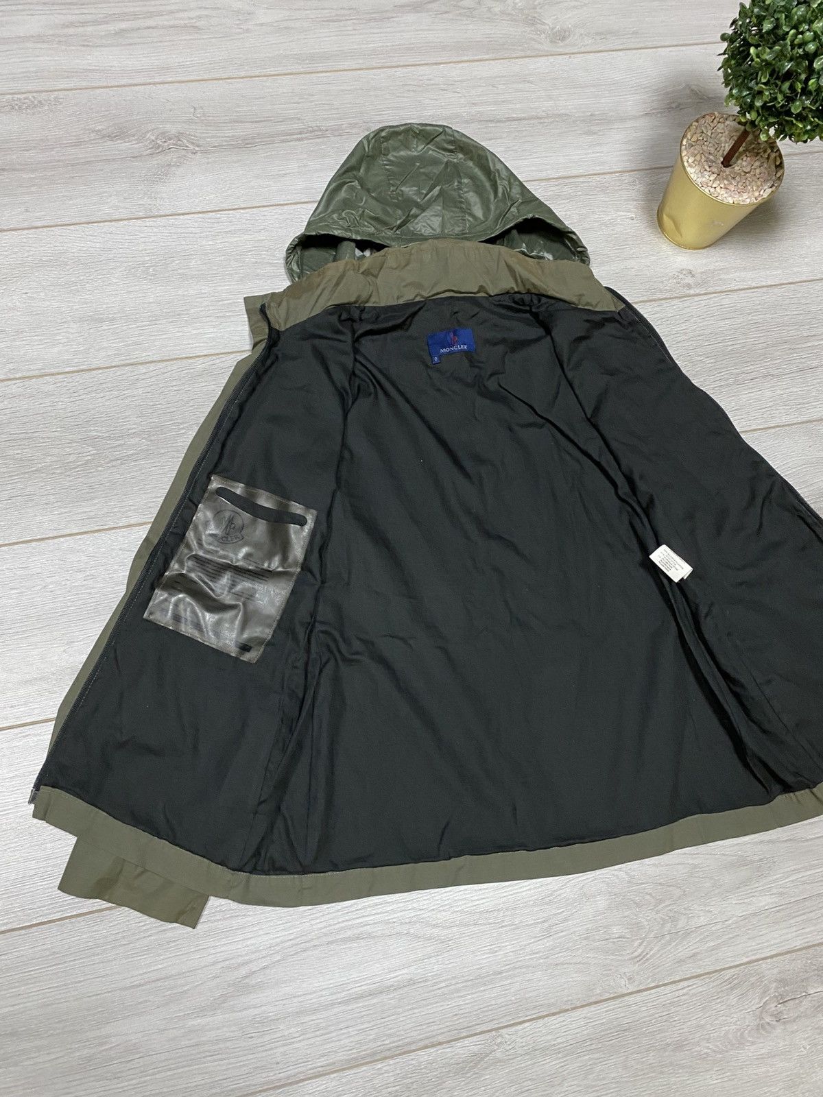 Moncler Moncler vintage nylon hoodie zip jacket RARE Size US M / EU 48-50 / 2 - 11 Thumbnail