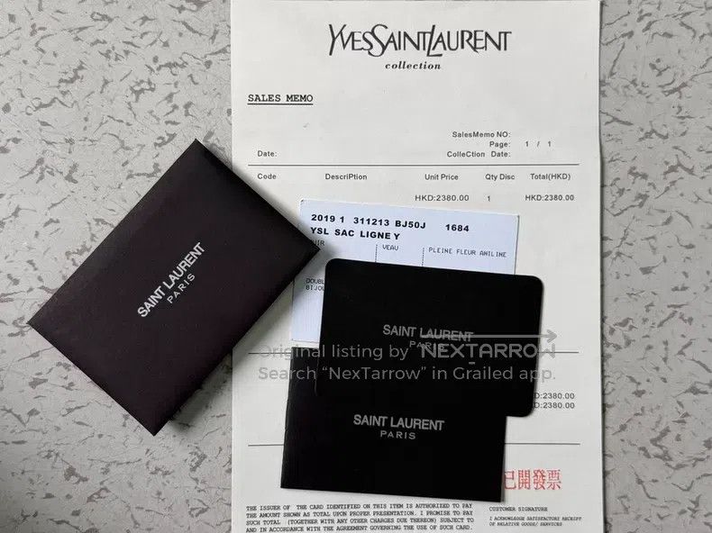 Saint Laurent Paris Saint Laurent Paris Belt i Size ONE SIZE - 8 Thumbnail