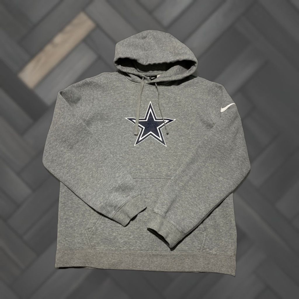 Nike VINTAGE Nike NFL Dallas Cowboys Star Logo Hoodie Sweatshirt Grey Men's Medium Size US M / EU 48-50 / 2 - 1 Thumbnail