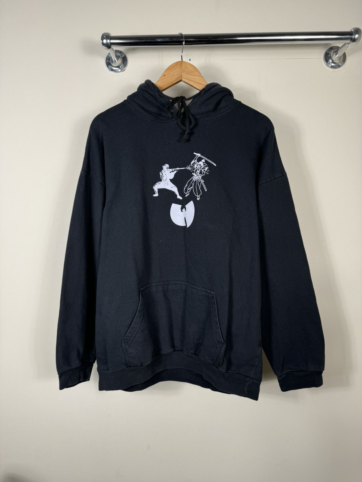 Band Tees × Vintage WU TANG PROTECT YA NECK SELF DEFENSE Band Hoodie Size US L / EU 52-54 / 3 - 2 Thumbnail