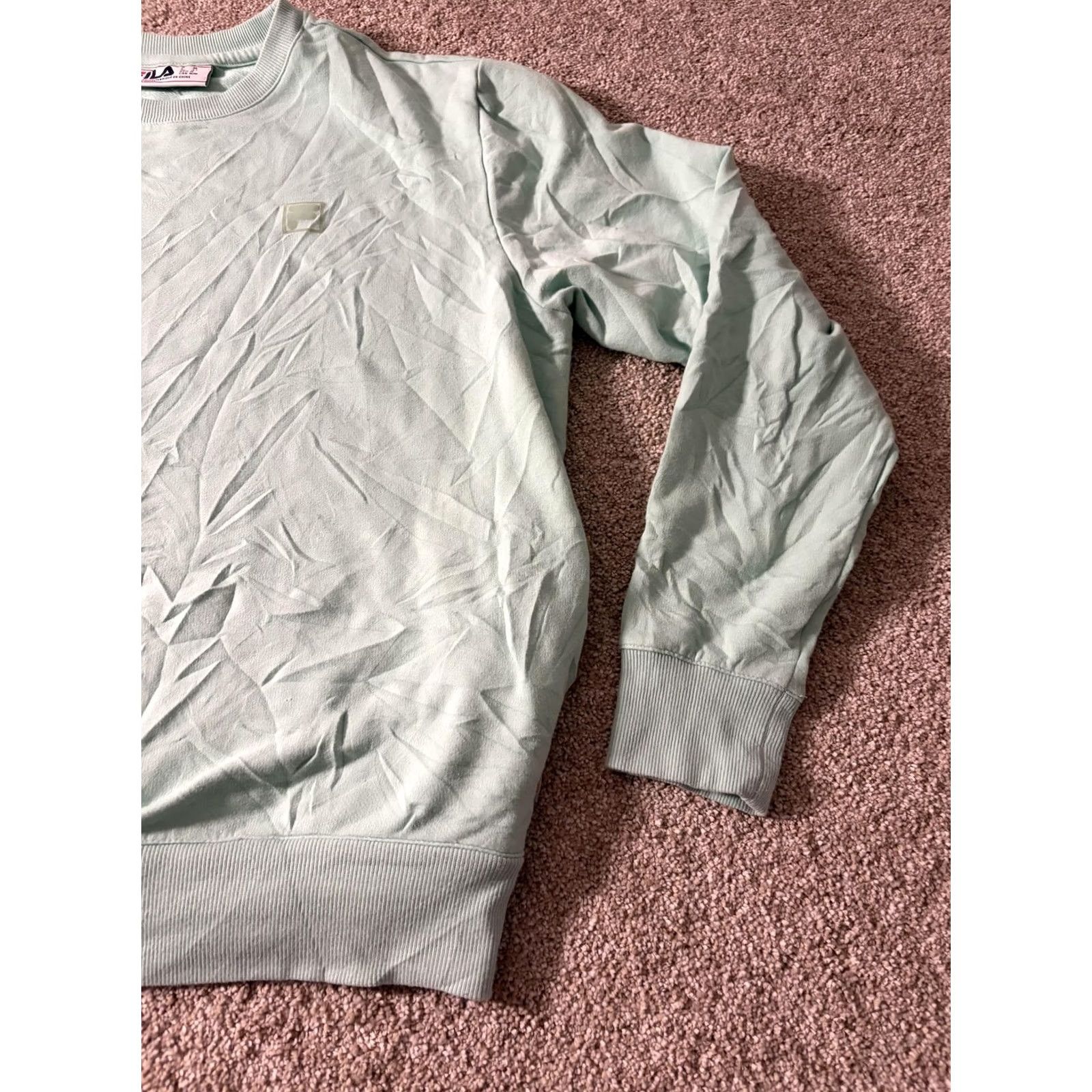 Fila FILA Shirt Mens M Green Sweatshirt Lightweight Pullover Crewneck Logo Casual Size US M / EU 48-50 / 2 - 4 Thumbnail
