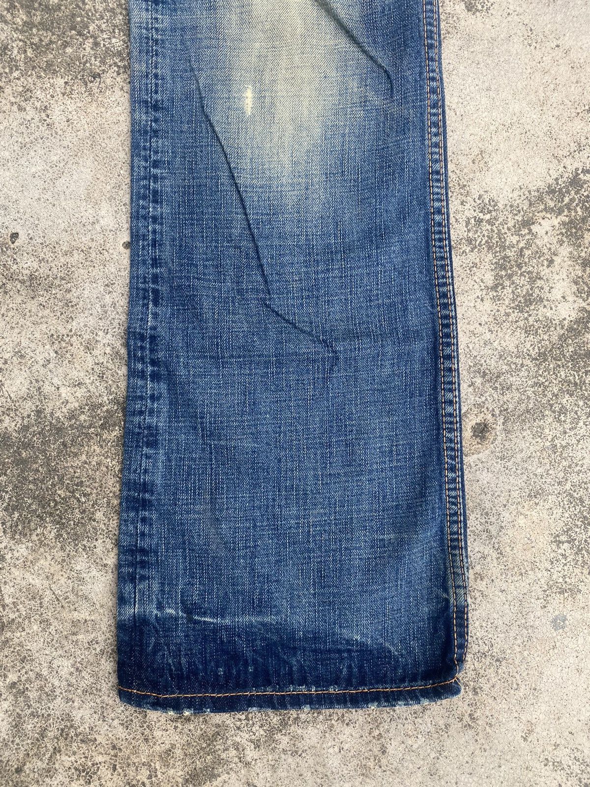 If Six Was Nine × Japanese Brand × Ruehl No. 925 Flare Jeans Ruehl No 925 Distressd Clawmark Size US 34 / EU 50 - 4 Thumbnail