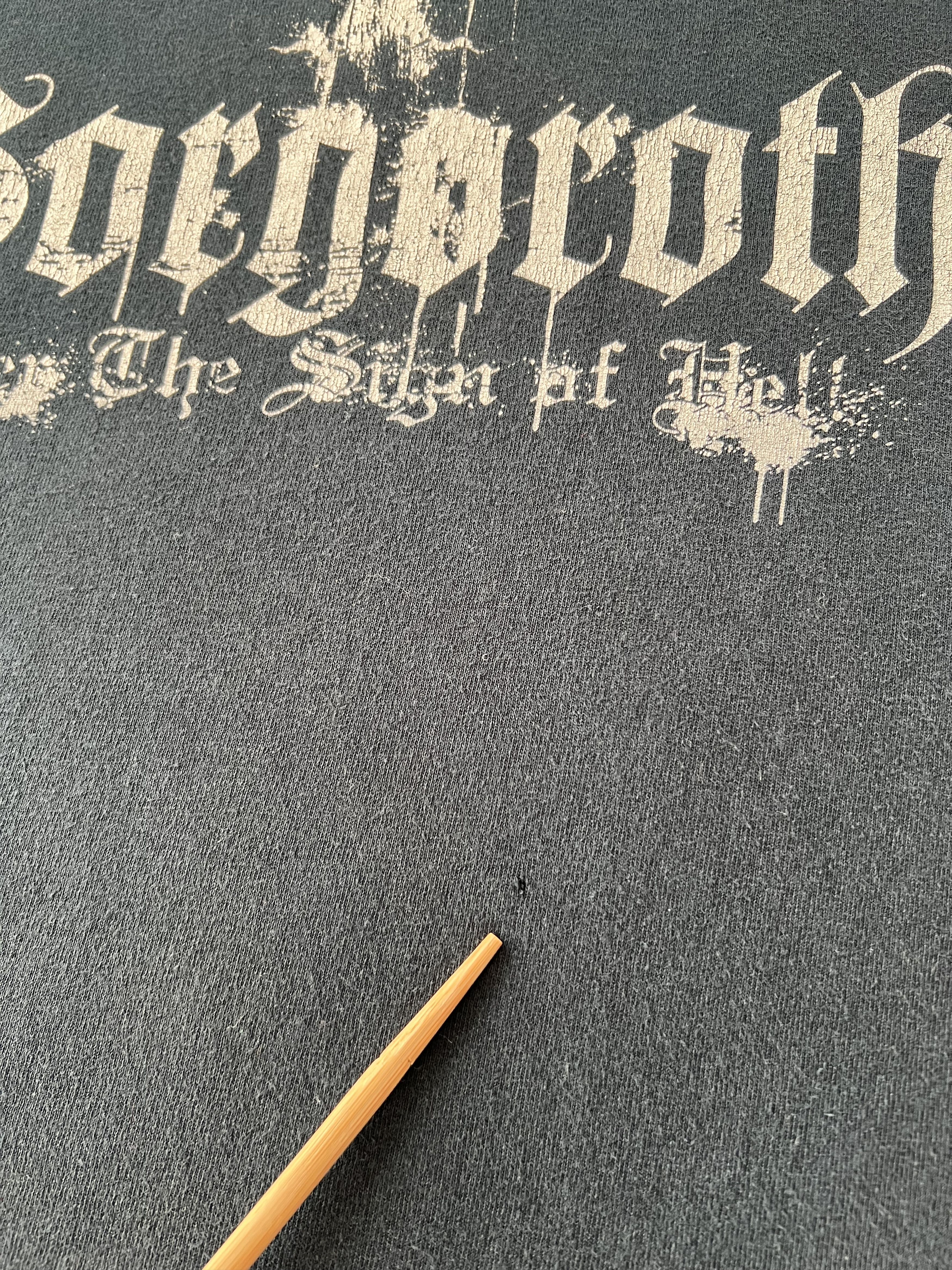 Band Tees Vintage 2000s Gorgoroth Black Metal Band 666 Black T-shirt Size US L / EU 52-54 / 3 - 8 Thumbnail