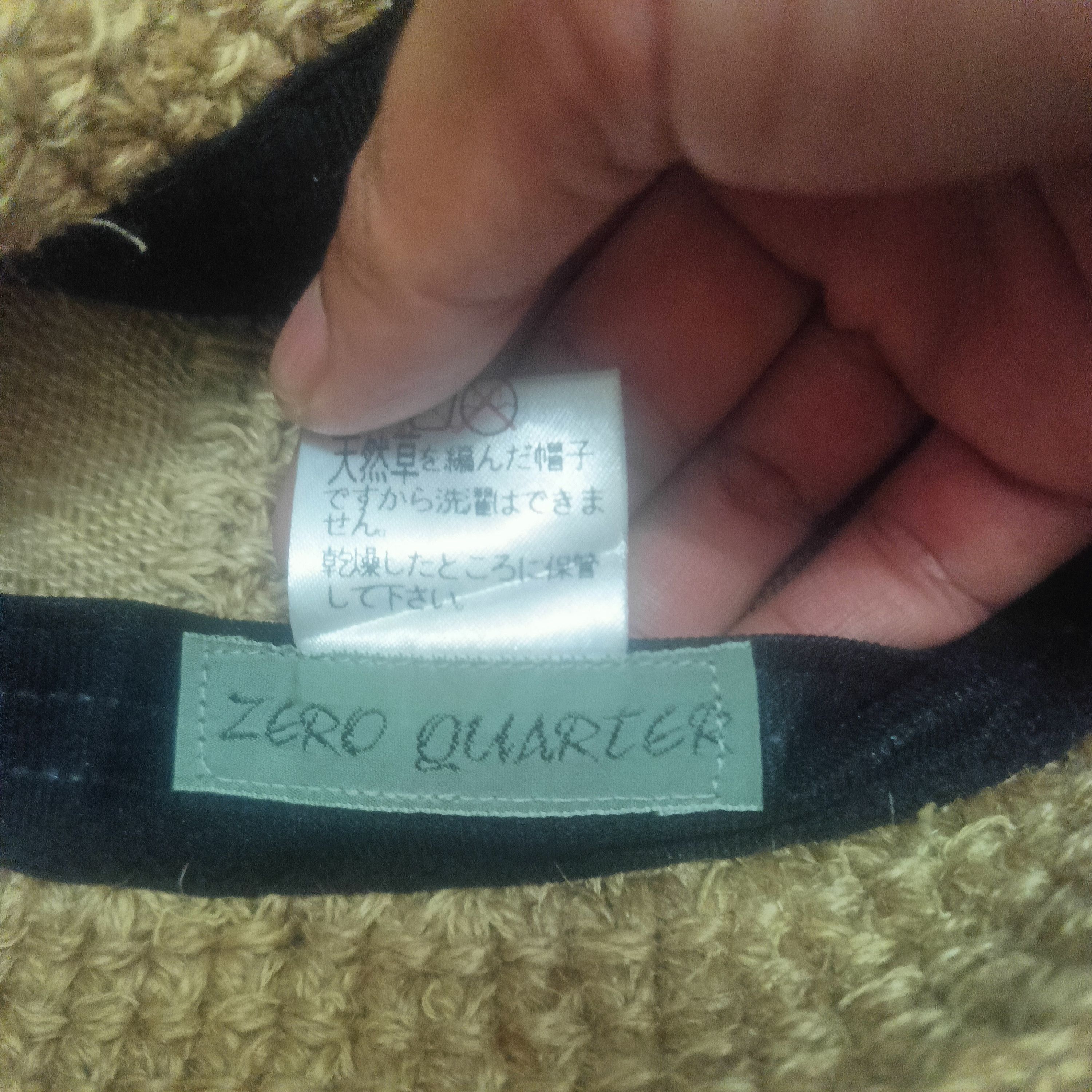 Japanese Brand Rare!!! Zero Quarter Bucket Hat Size ONE SIZE - 10 Thumbnail