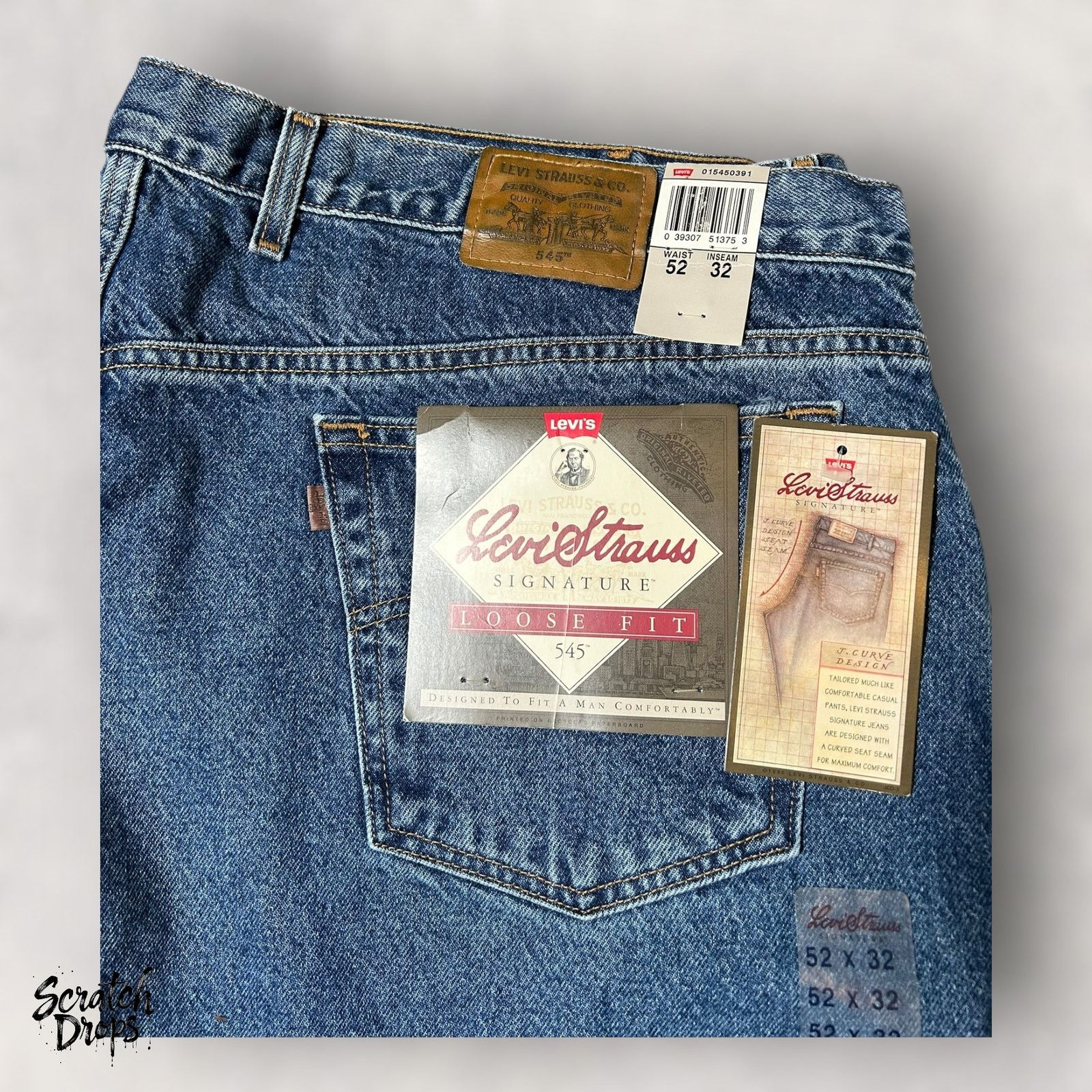 Levi's Vintage Levi's Signature 545 Men's Jeans NWT W52 L32 Loose Size US 38 / EU 54 - 1 Thumbnail