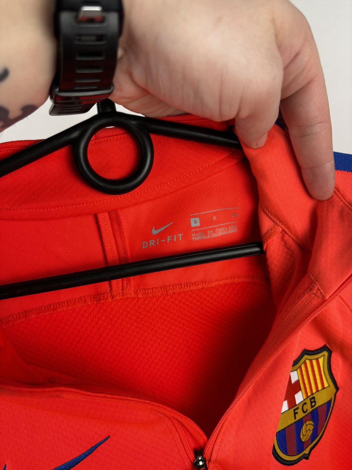 Nike Nike x F.C Barcelona 2016 long sleeve jersey size S Size US S / EU 44-46 / 1 - 4 Thumbnail