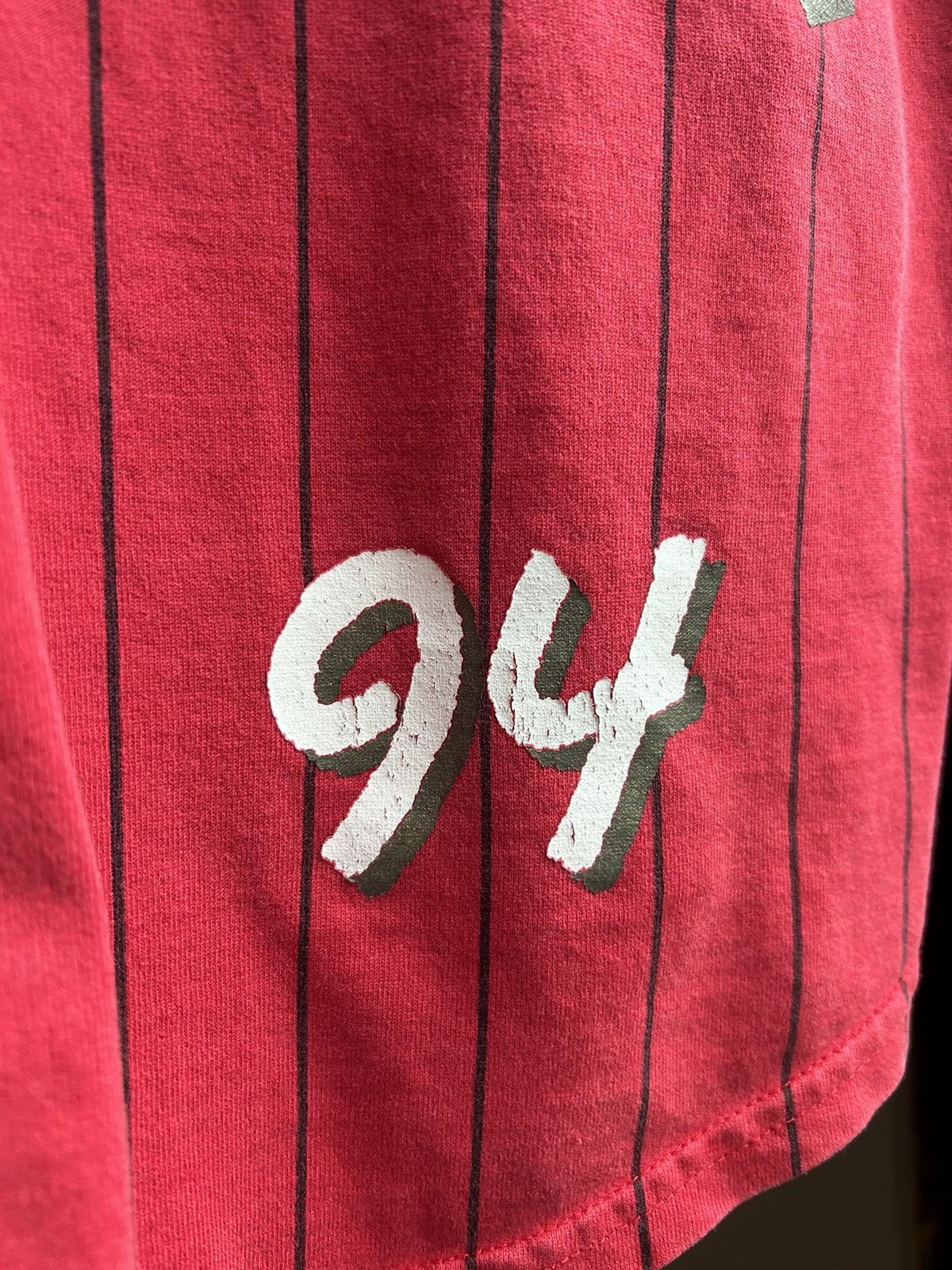Supreme Red Supreme 2019 Love Hate Baseball Jersey Size Large FW19 Size US L / EU 52-54 / 3 - 8 Thumbnail