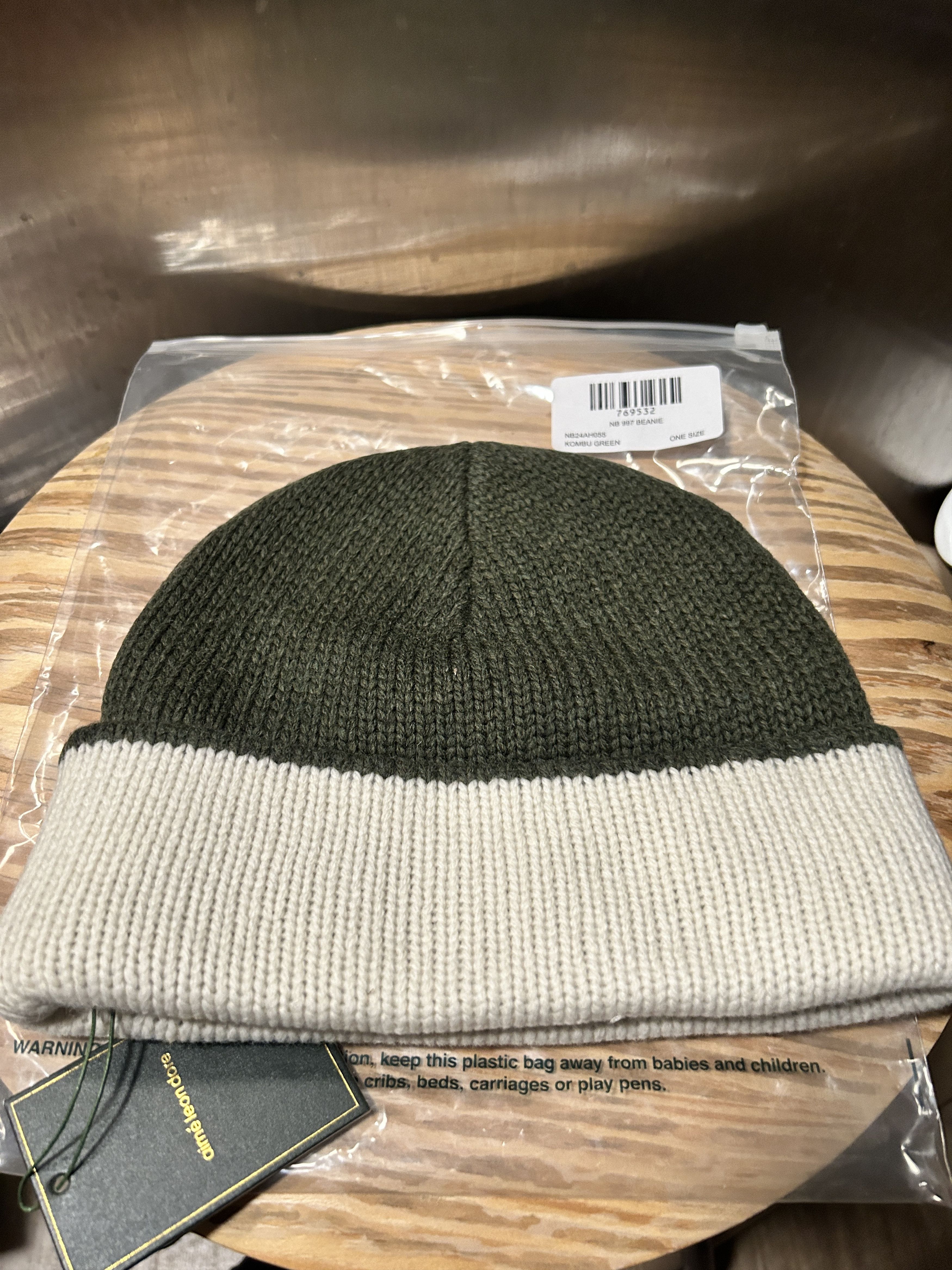 Aime Leon Dore × New Balance ALD / New Balance 997 Two Tone Wool Beanie Size ONE SIZE - 3 Thumbnail