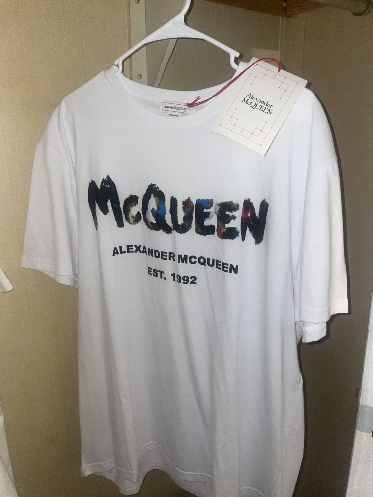 Alexander McQueen Alexander McQueen White T-shirt Brand New Size US L / EU 52-54 / 3 - 1 Thumbnail