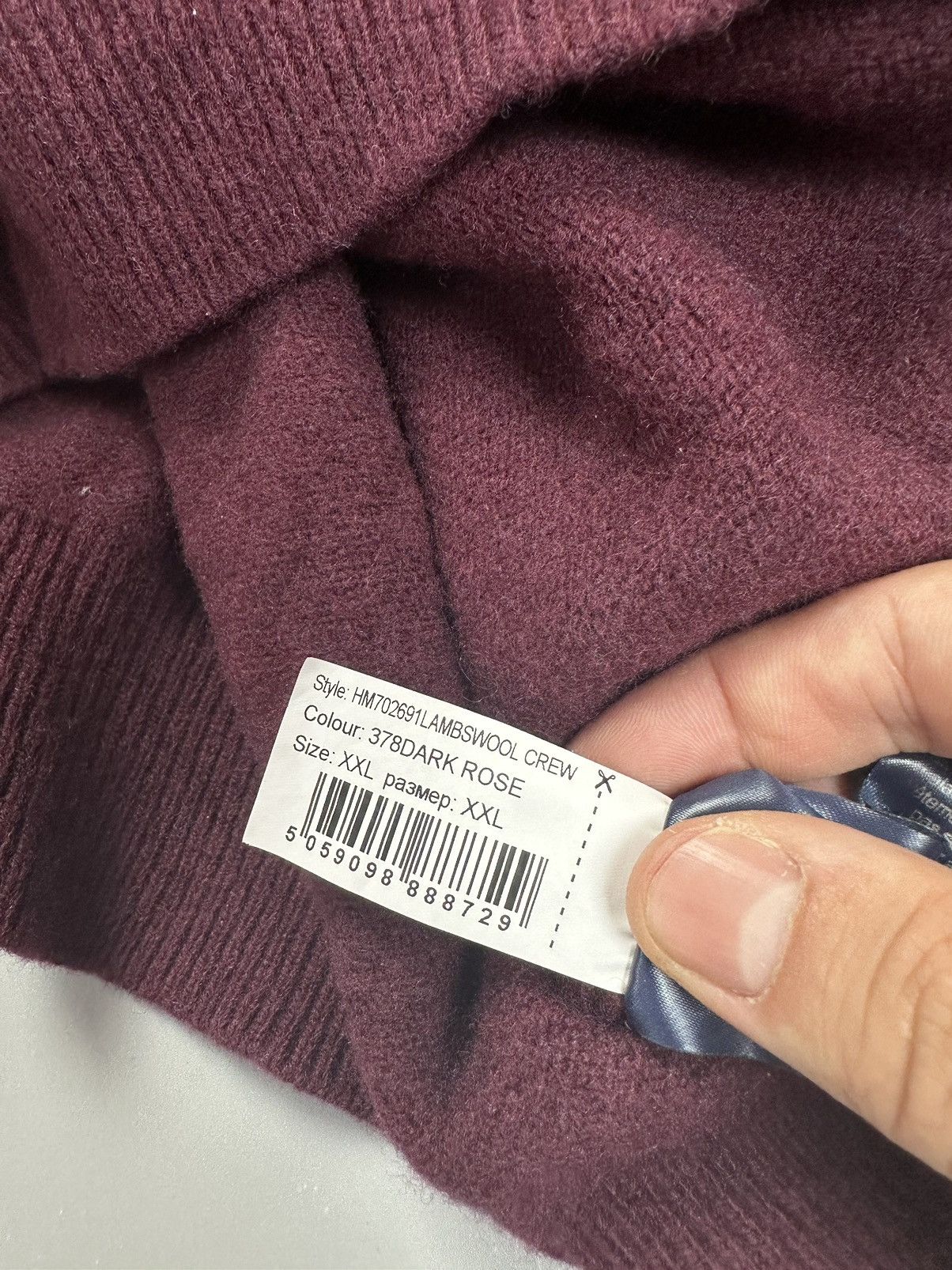 Hackett Woolen sweater dark rose Hackett Size US XL / EU 56 / 4 - 6 Thumbnail