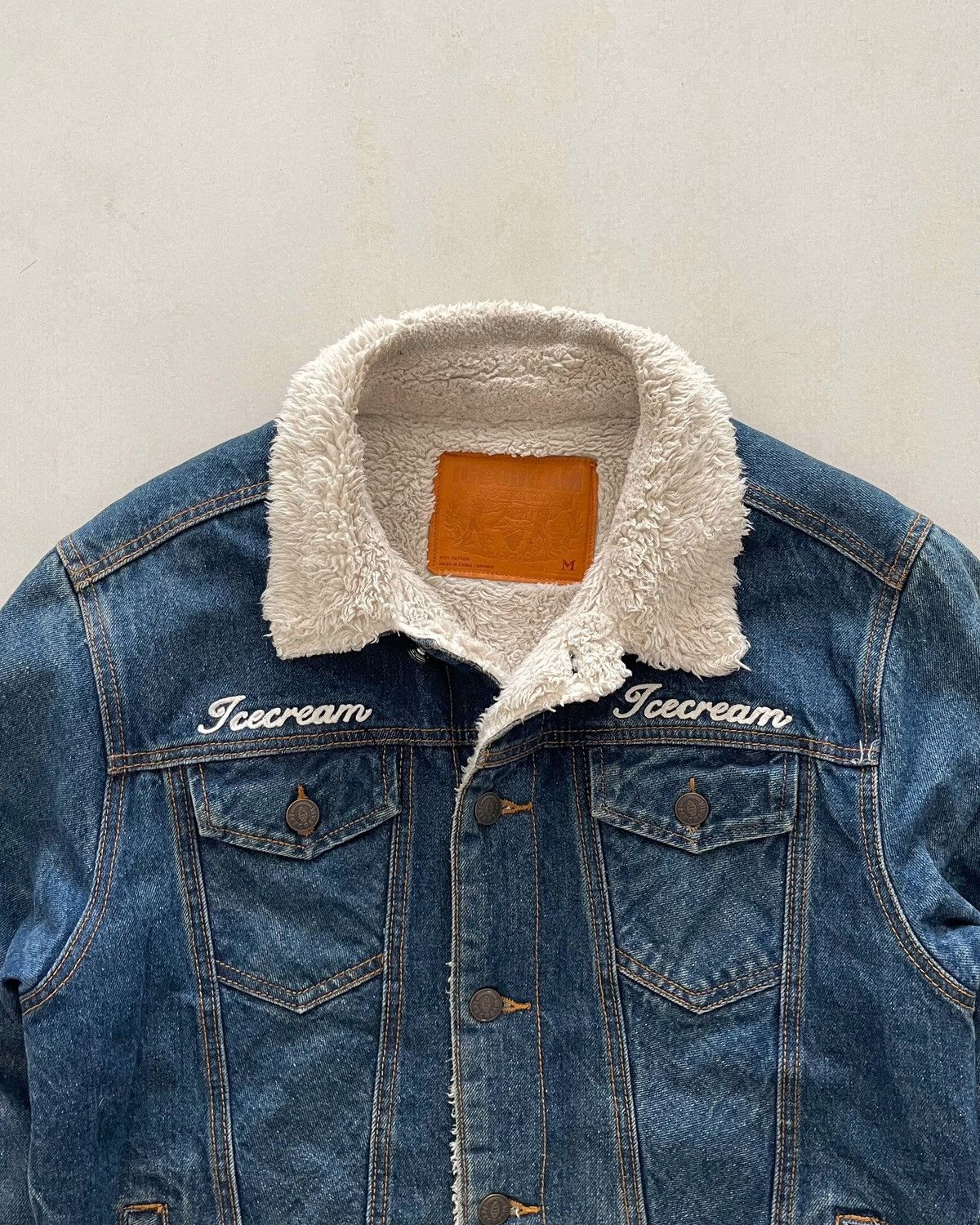 Icecream BBC ICECREAM ‘ Running Dog ‘ Classic Denim & Fur Jacket Size US M / EU 48-50 / 2 - 3 Thumbnail