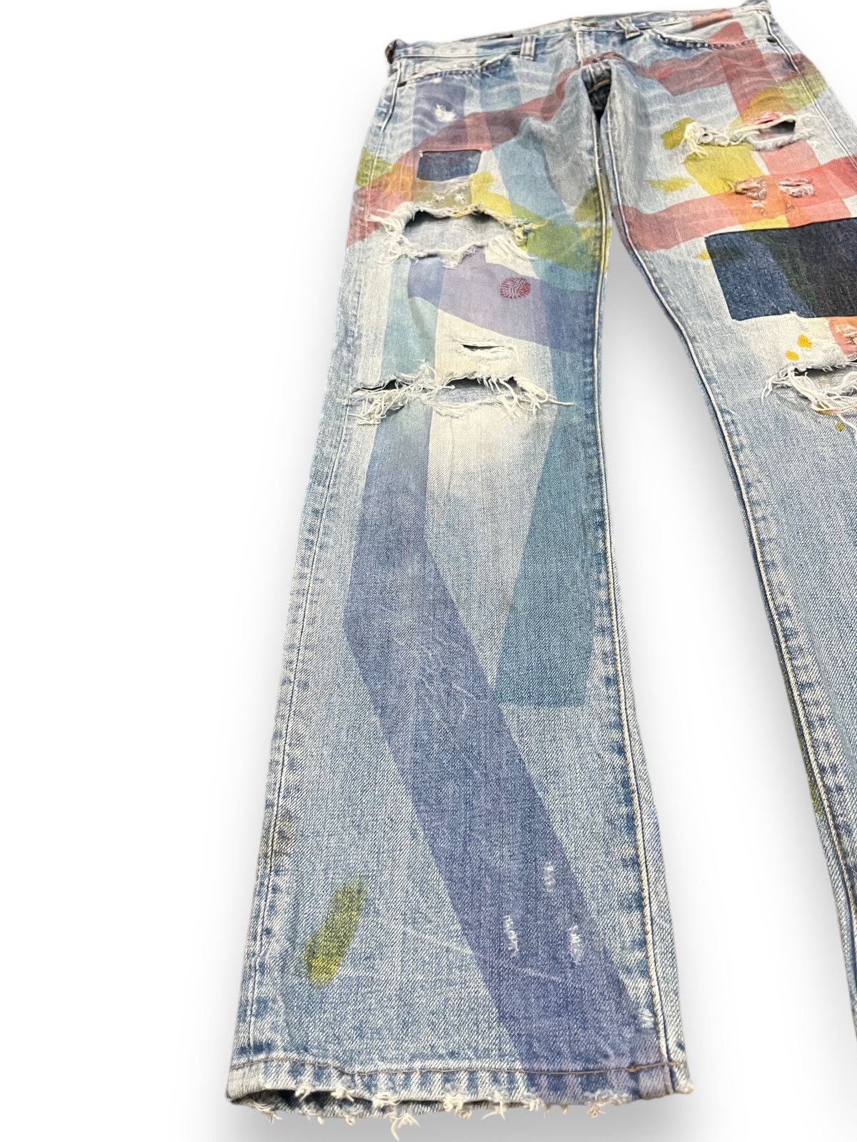 Hysteric Glamour Vintage RNA SLANG Distressed Denim Size US 31 - 4 Thumbnail