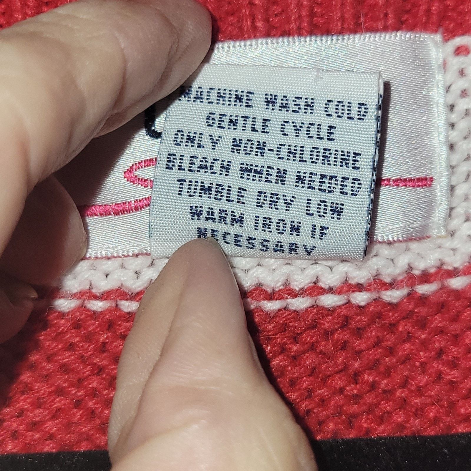 & Other Stories C.S.T. Studio Red White Striped Knit Sweater Top Women’s 1X Size XL / US 12-14 / IT 48-50 - 3 Thumbnail