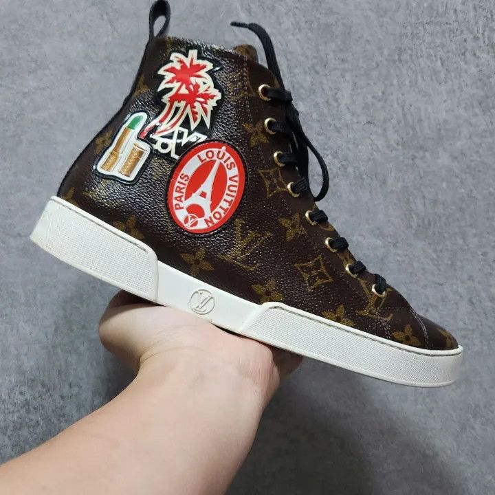 Louis Vuitton Louis Vuitton Stylish Leather Casual Sneakers -2508 Size US 6.5 / EU 39-40 - 4 Thumbnail
