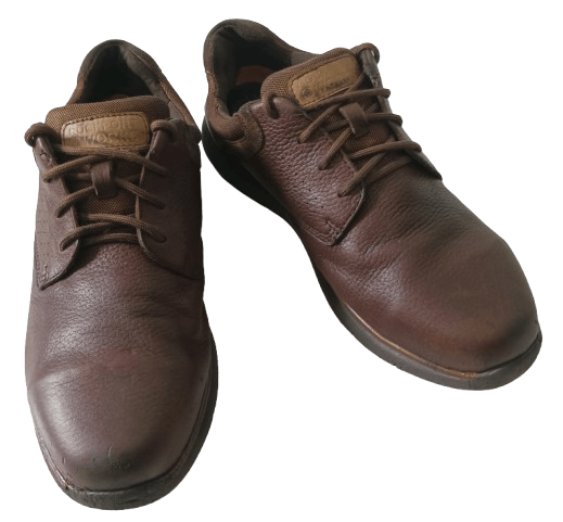 Leather × Rockport Rockport Works Men's Primetime Casuals Work Brown Steel Toe Size US 11 / EU 44 - 1 Thumbnail