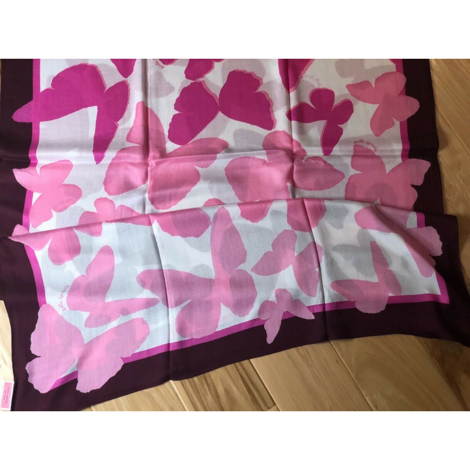 Kate Spade Kate Spade Festive Butterfly allover Print Oblong long Scarf Size ONE SIZE - 6 Thumbnail