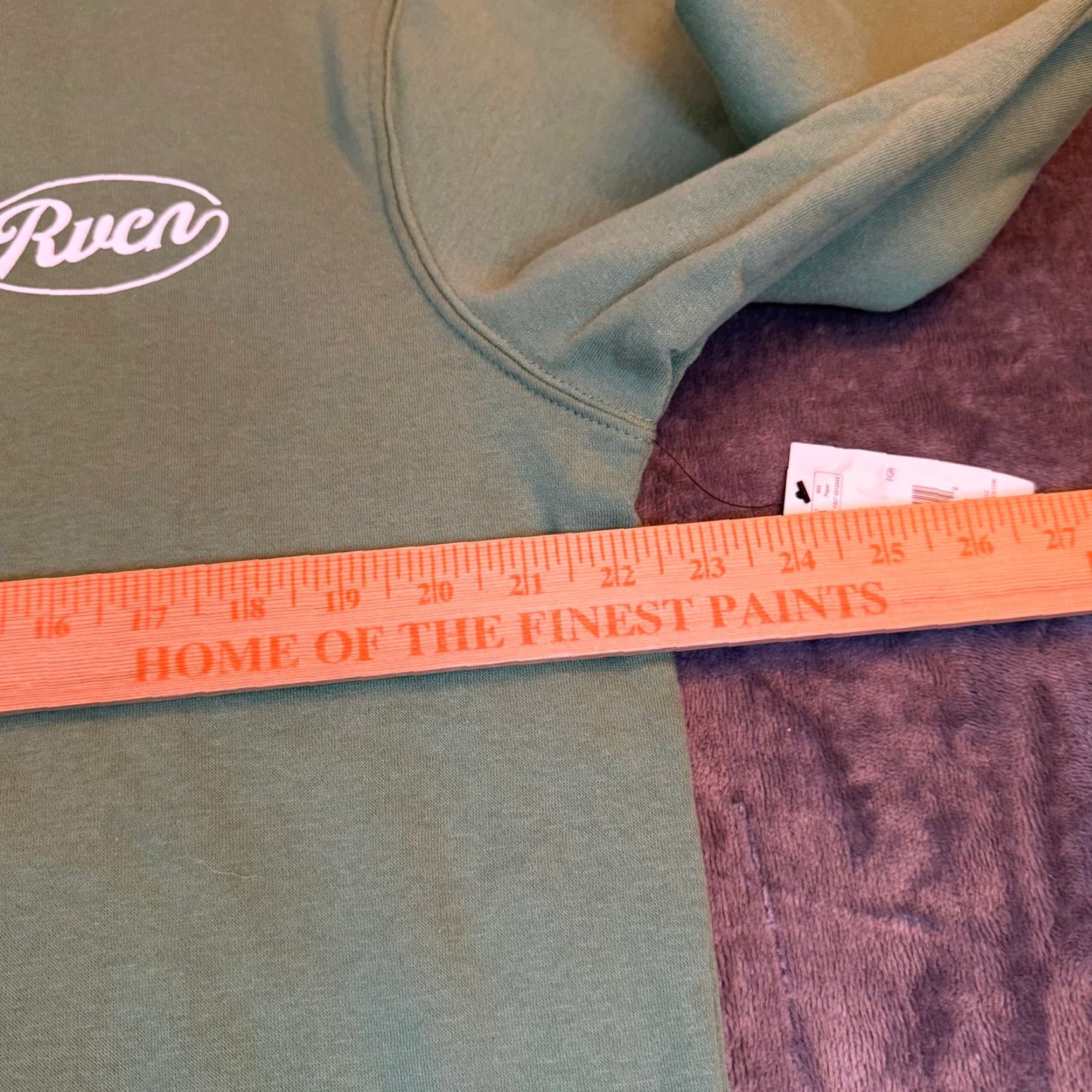 RVCA RVCA Oliver Crew Mens Sweatshirt Forest Green Graphic Logo Fleece Medium NEW Size US M / EU 48-50 / 2 - 7 Thumbnail
