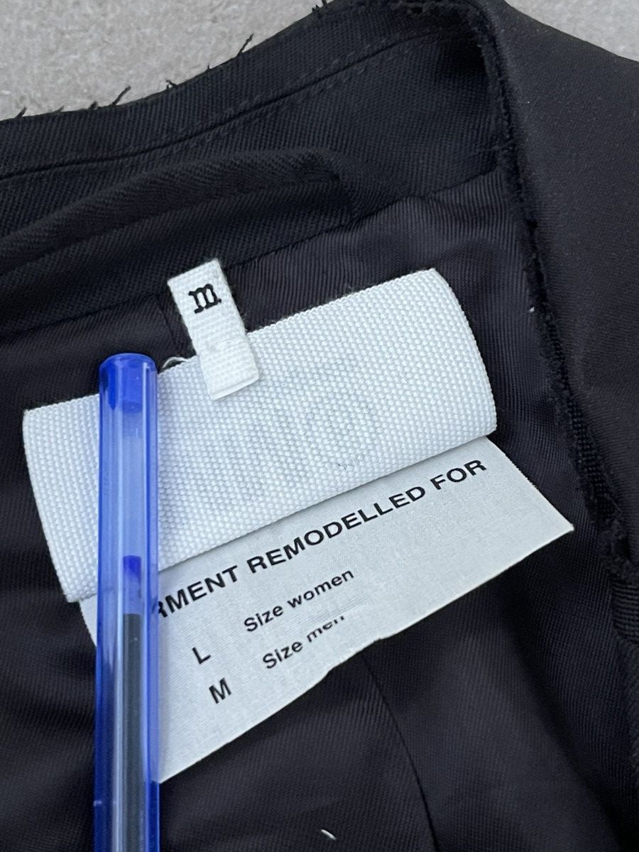 Maison Margiela !DS! SS23 Maison Margiela Deconstructed Black Blazer Jacket Size L / US 10 / IT 46 - 21 Thumbnail