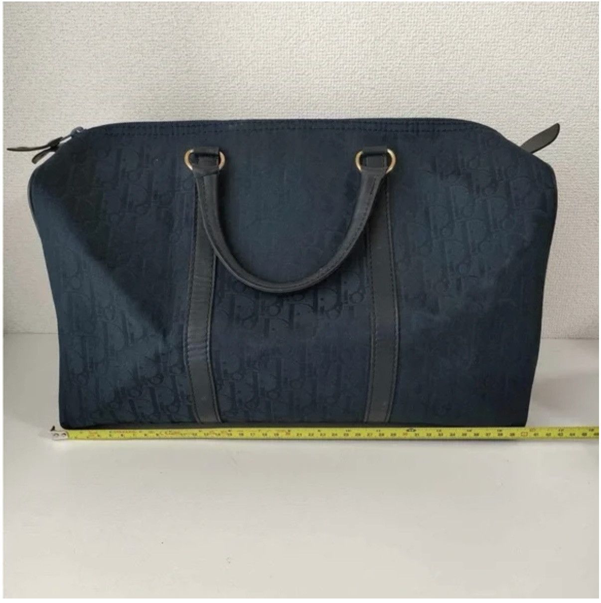 Christian Dior Trotter Boston Canvas