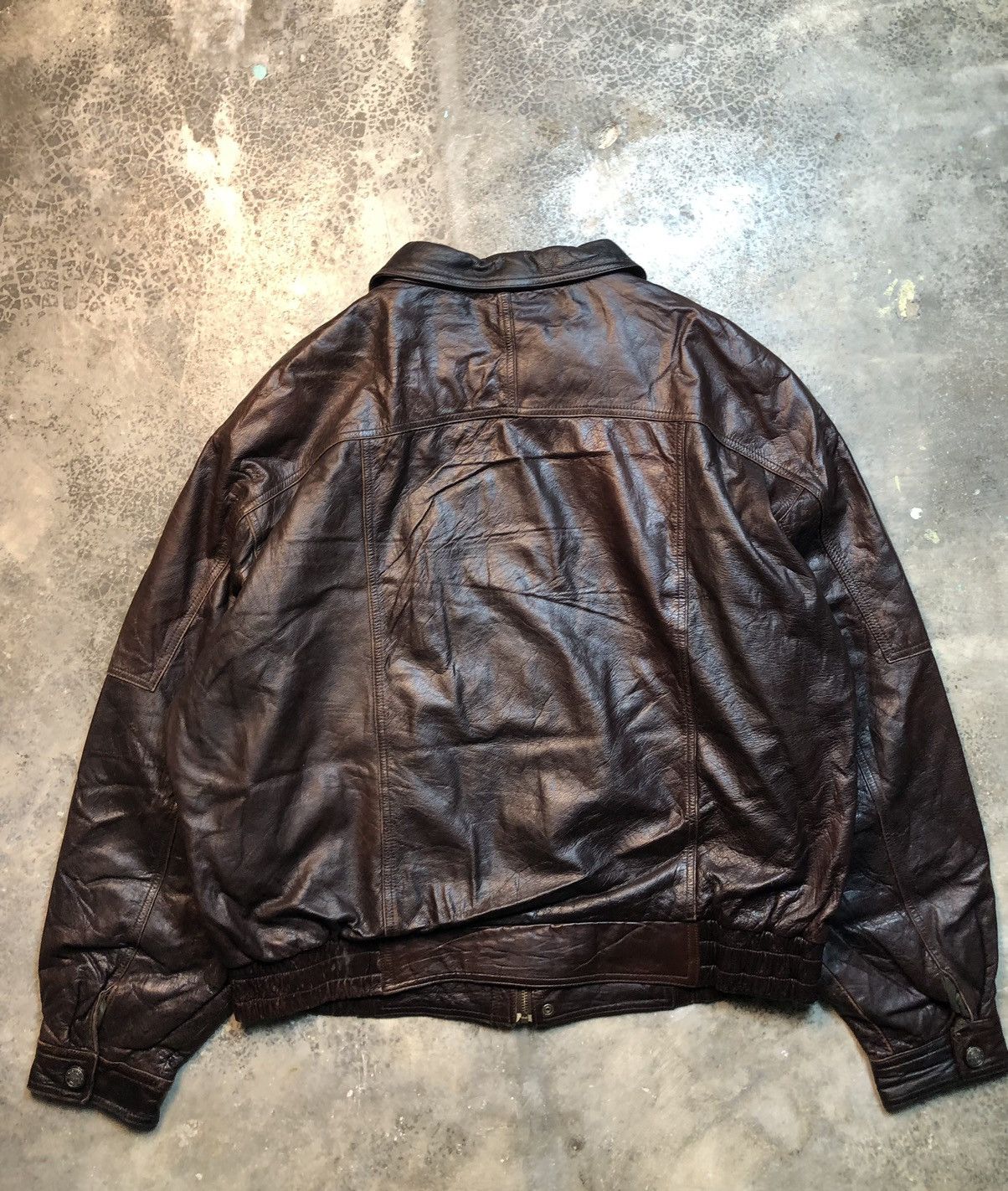 Wilson leather flight jacket hotsell