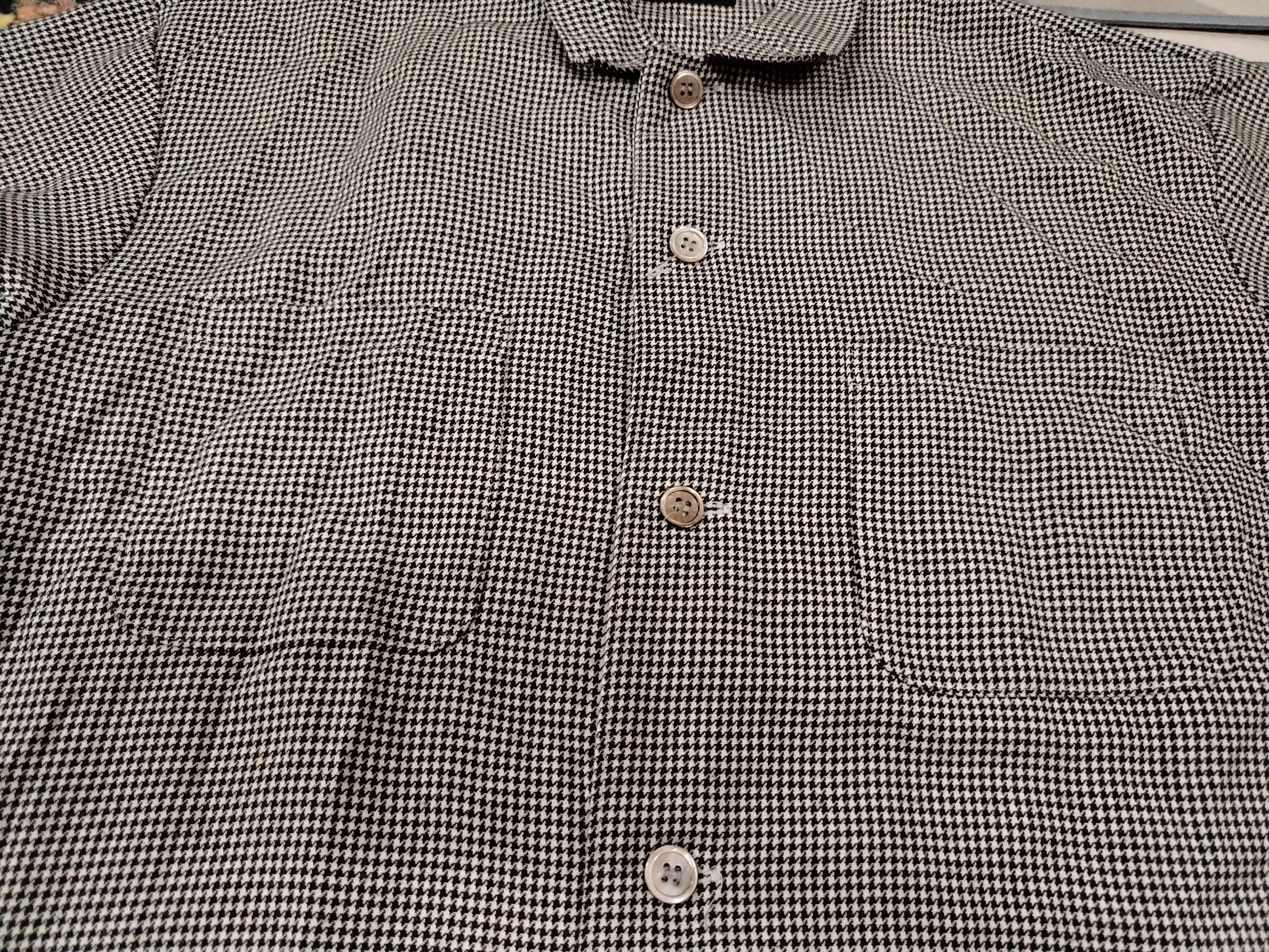 Japanese Brand × Y's × Yohji Yamamoto Yohyi Yamamoto houndstooth shirt Size US M / EU 48-50 / 2 - 5 Thumbnail