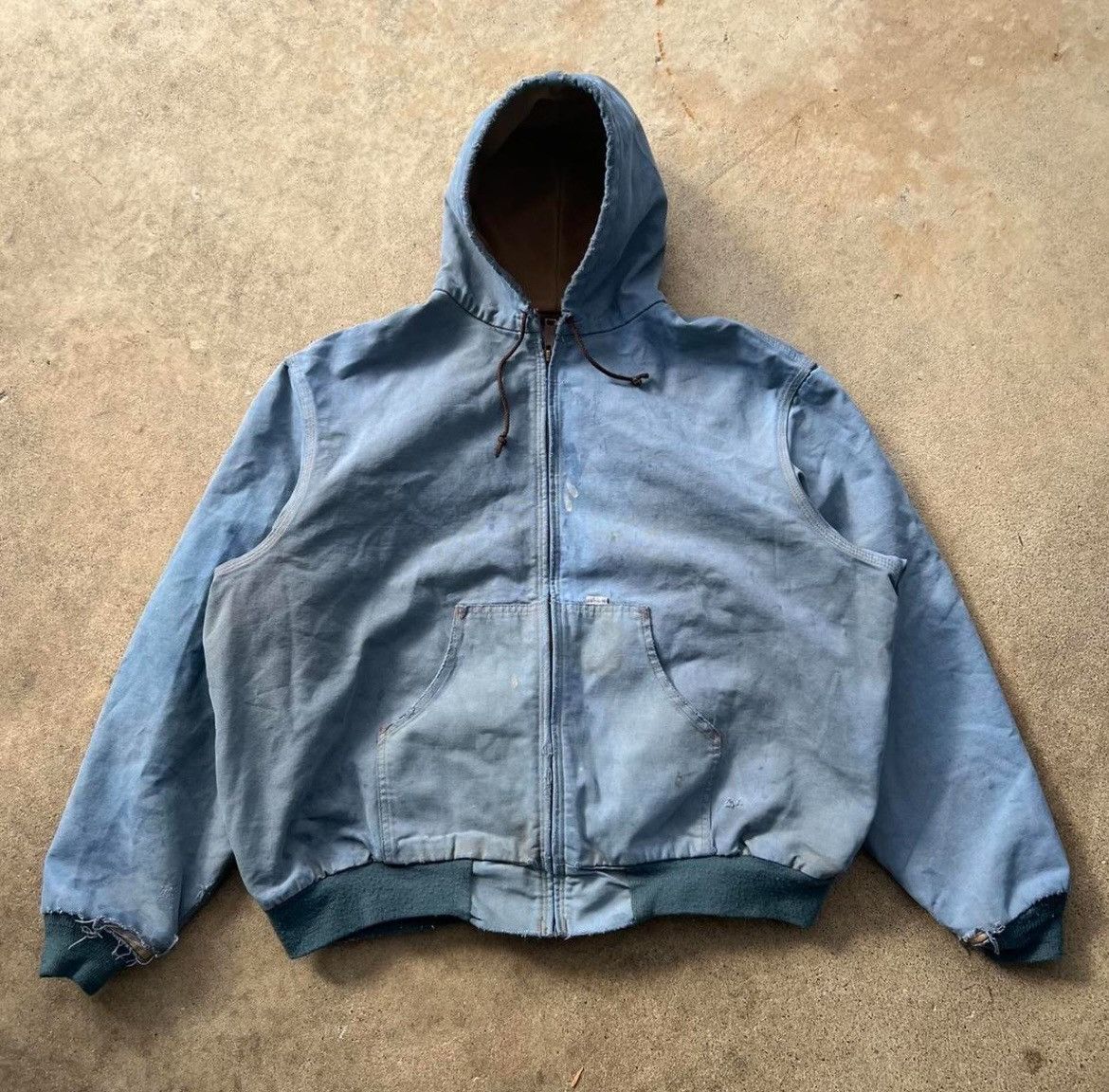 Carhartt × Vintage Faded blue vintage carhartt jacket Size US XL / EU 56 / 4 - 1 Thumbnail