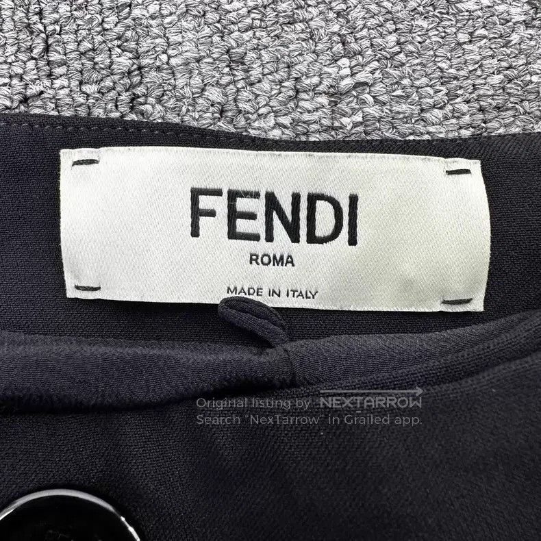 Fendi Fendi Black Double Breasted Blazer Skirt Size 25" / US 0 / IT 36 - 5 Thumbnail