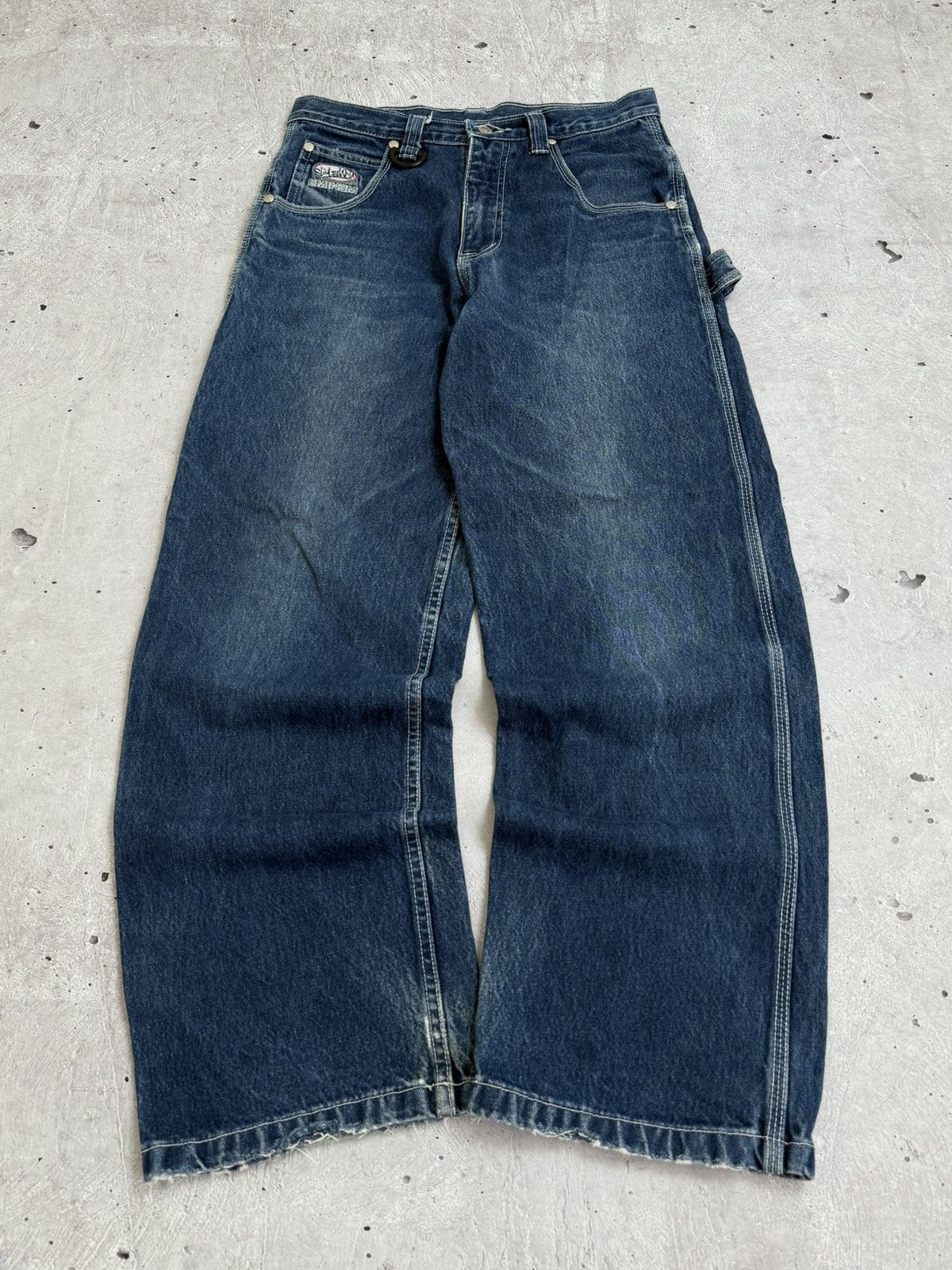 Eminem Vintage 90s Eminem Slim Shady Jnco Style Rap Baggy Jeans Y2K Size US 30 / EU 46 - 5 Thumbnail
