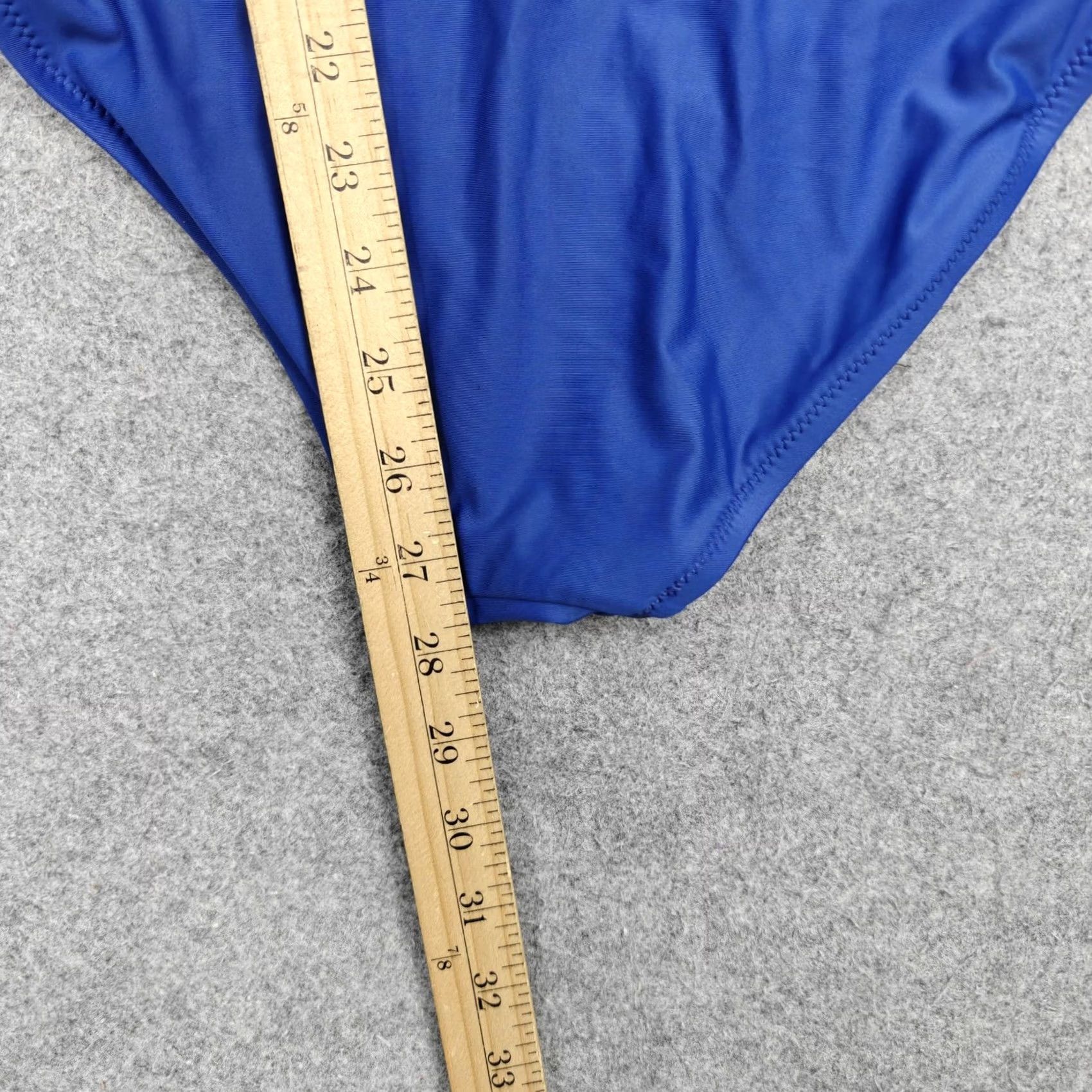 J.Crew J.Crew Swimsuit Womens Blue One Piece Padded Bra Crossback Straps Lined 4 Size ONE SIZE - 4 Thumbnail