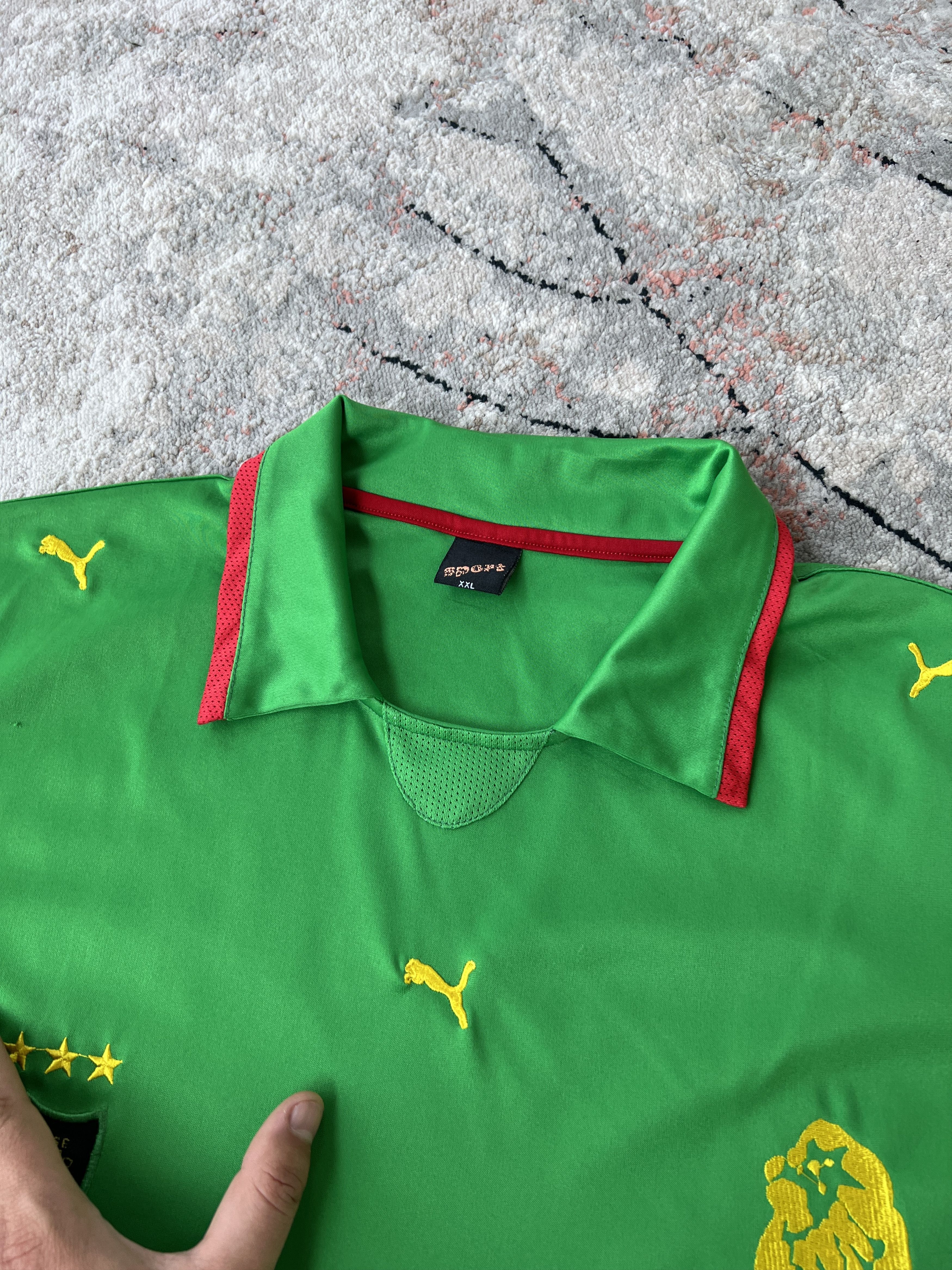 Vintage Camerounaise Football Jersey Size US XXL / EU 58 / 5 - 3 Thumbnail