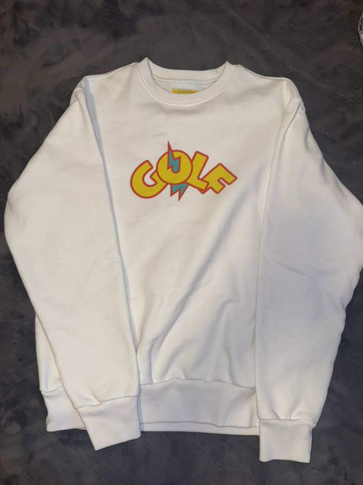 Golf Wang Golf white crewneck Size US S / EU 44-46 / 1 - 1 Thumbnail