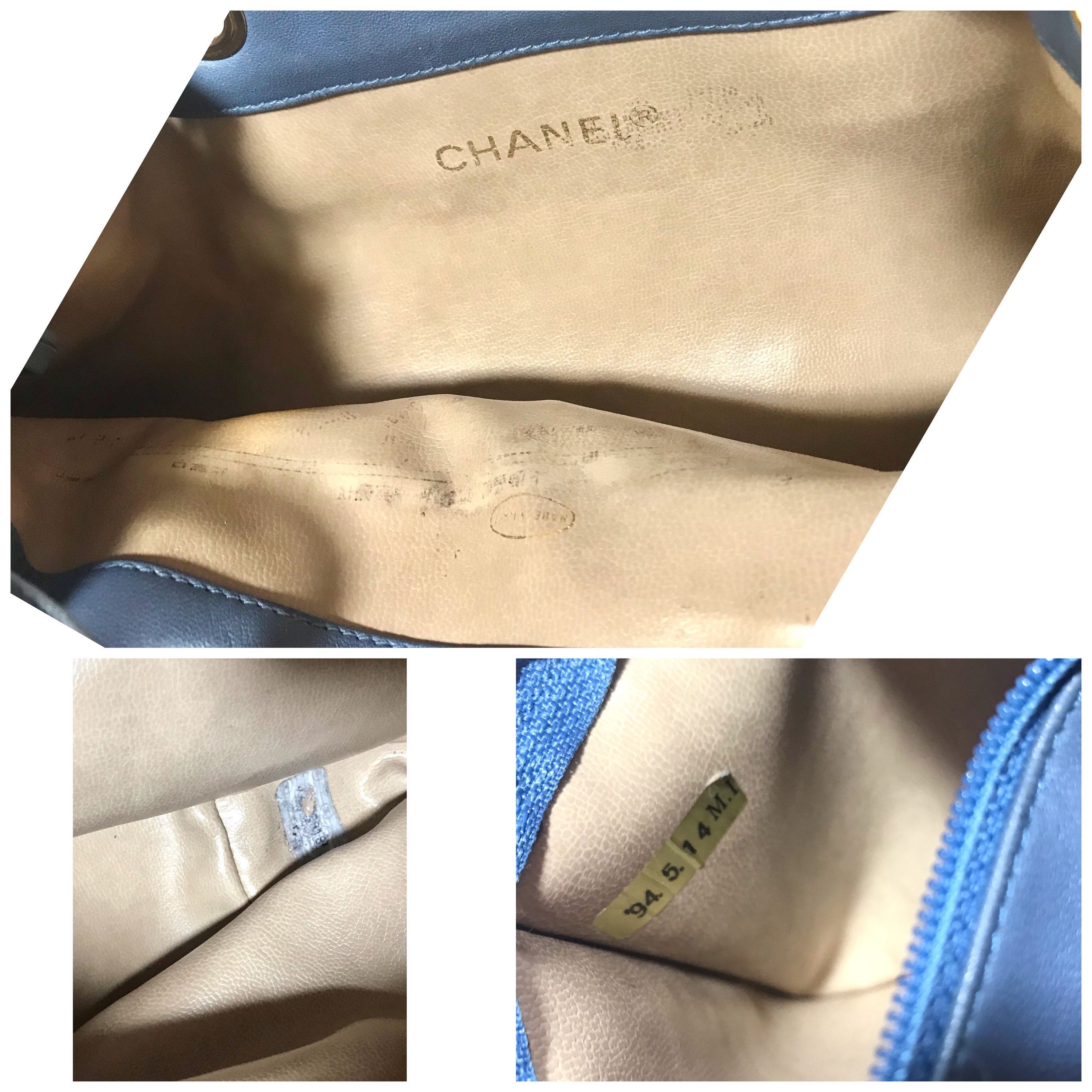 Chanel Vintage CHANEL blue canvas and leather combo hobo bag Size ONE SIZE - 6 Thumbnail