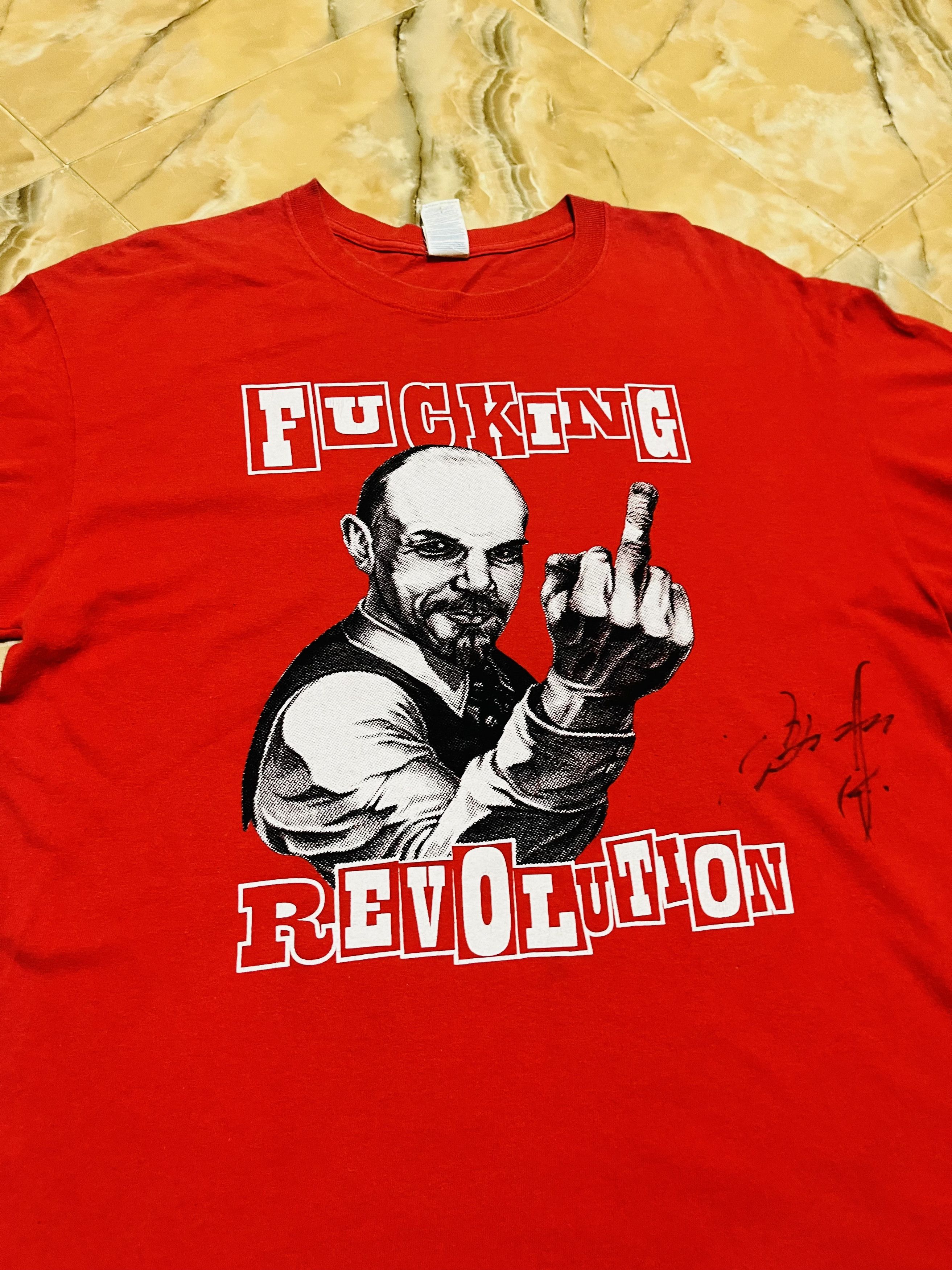 Japanese Brand × Vintage Vintage Fxcking Revolution Designer Fashion Style Size US L / EU 52-54 / 3 - 3 Thumbnail