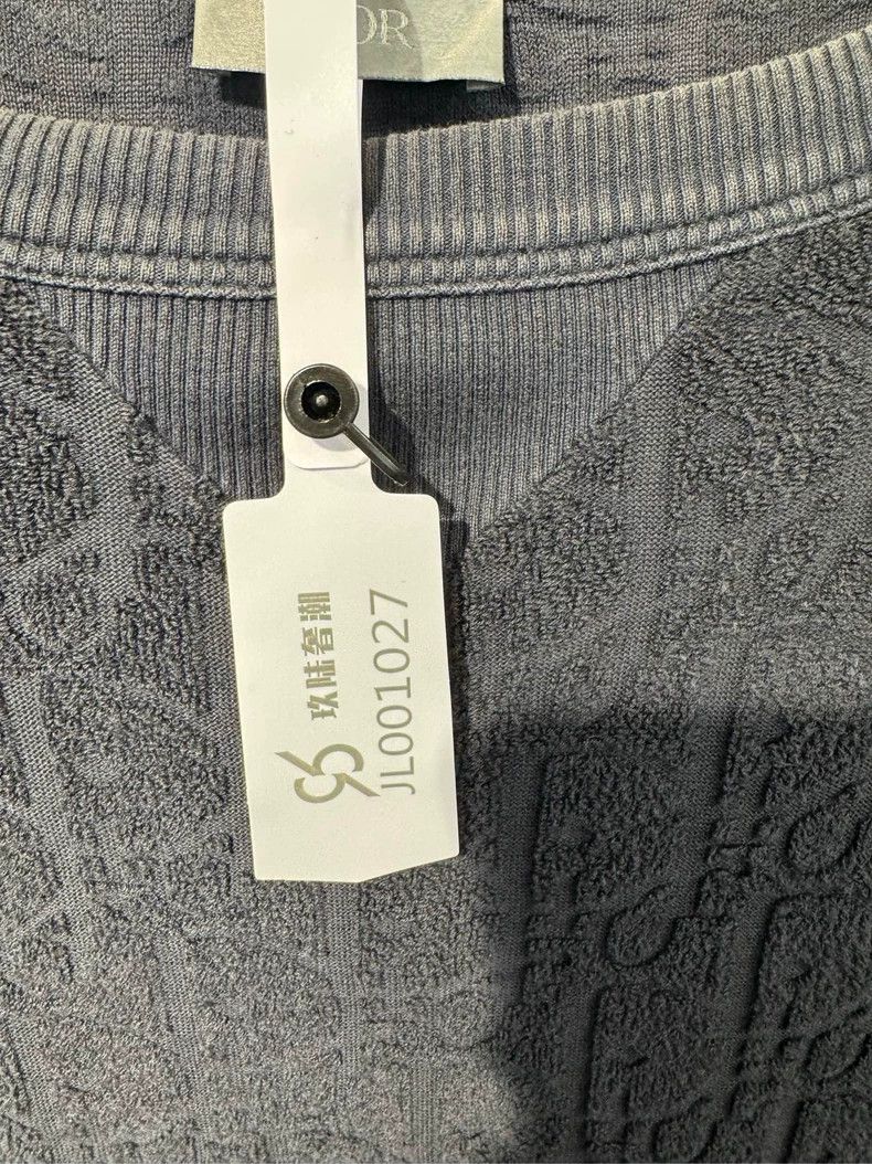 Dior Dior Black towel short sleeves Size US XL / EU 56 / 4 - 4 Thumbnail