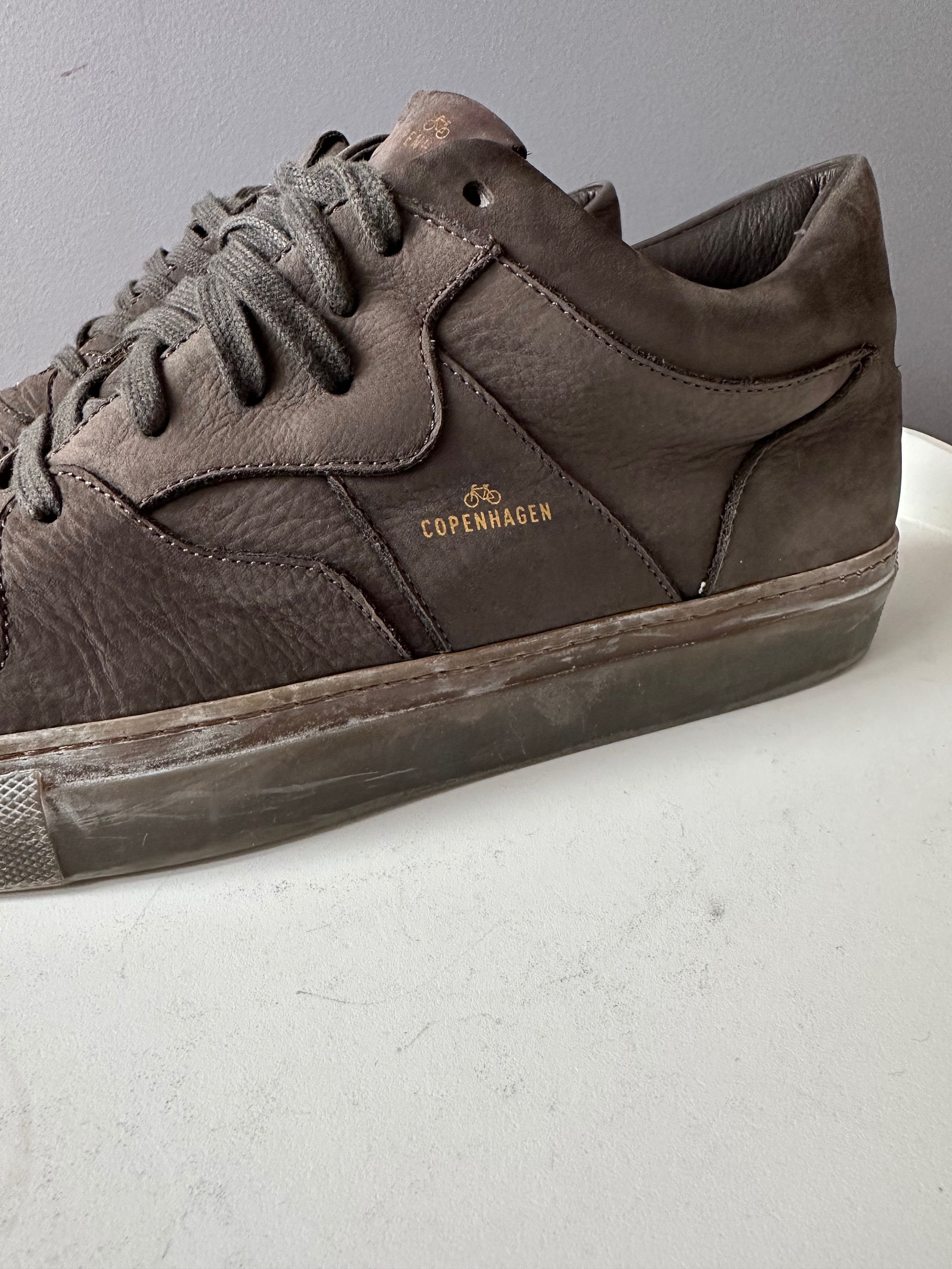 COPENHAGEN STUDIOS Copenhagen Brown Leather Sneakers Nubuck Size US 9 / EU 42 - 2 Thumbnail