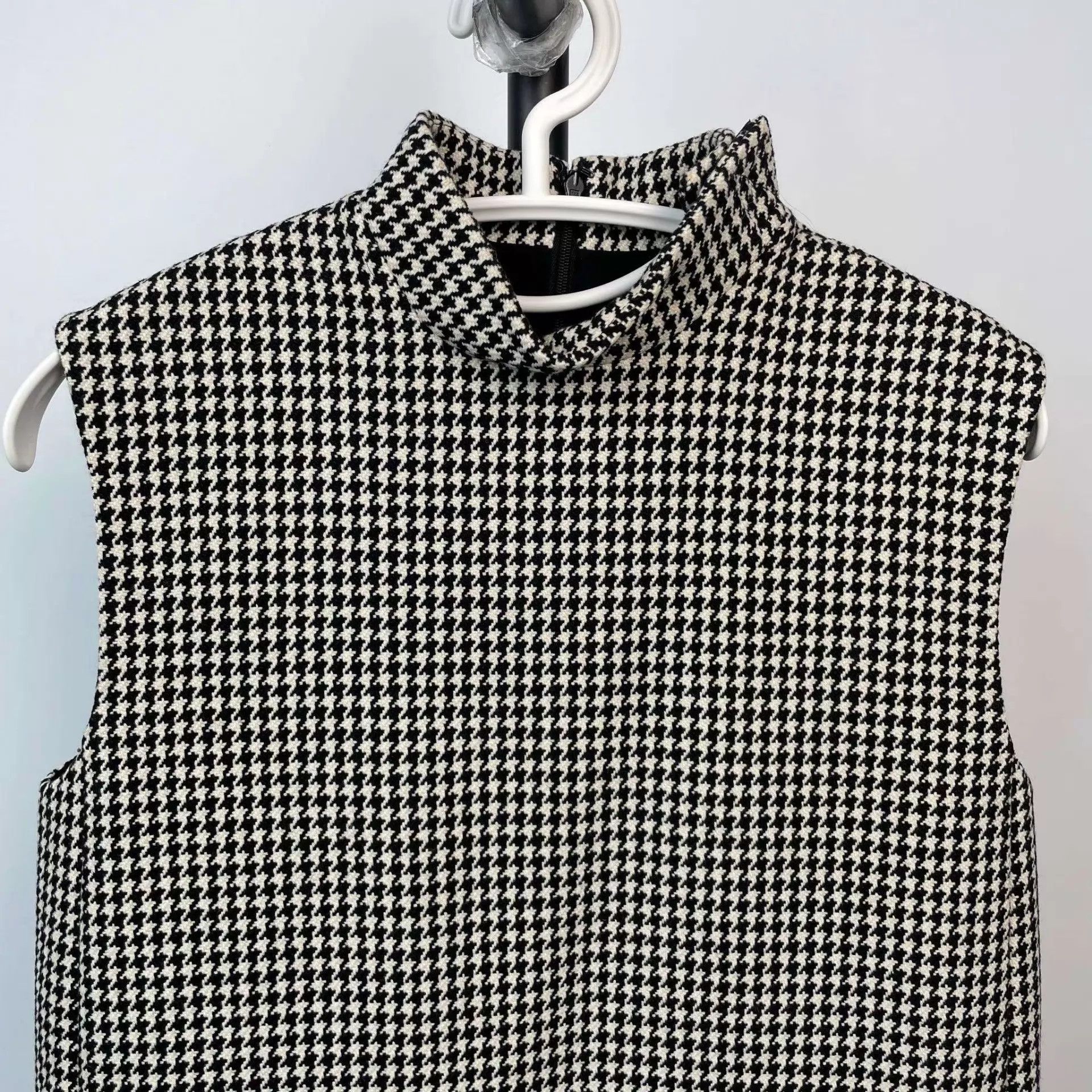 Dior Dior houndstooth sleeveless dress black & white 34 Size XS / US 0-2 / IT 36-38 - 9 Thumbnail