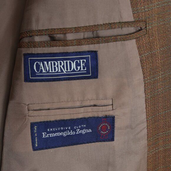 Ermenegildo Zegna Ermenegildo Zegna Vintage Men's Wool Plaid Size 42 Tall Size 42L - 5 Thumbnail