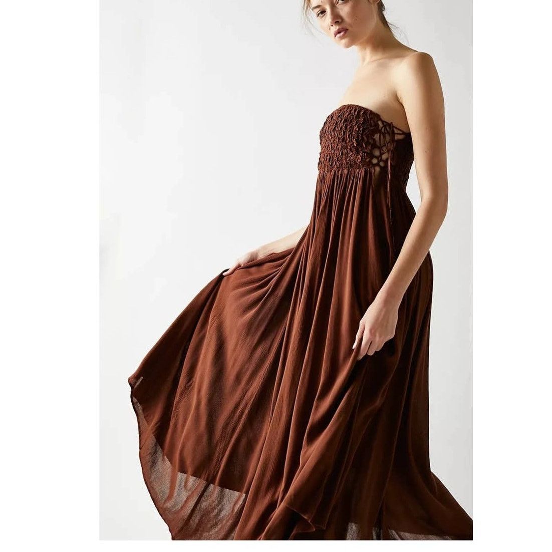 Free People Free People Turning Up The Temperature Maxi SMALL Topaz Size S / US 4 / IT 40 - 1 Thumbnail