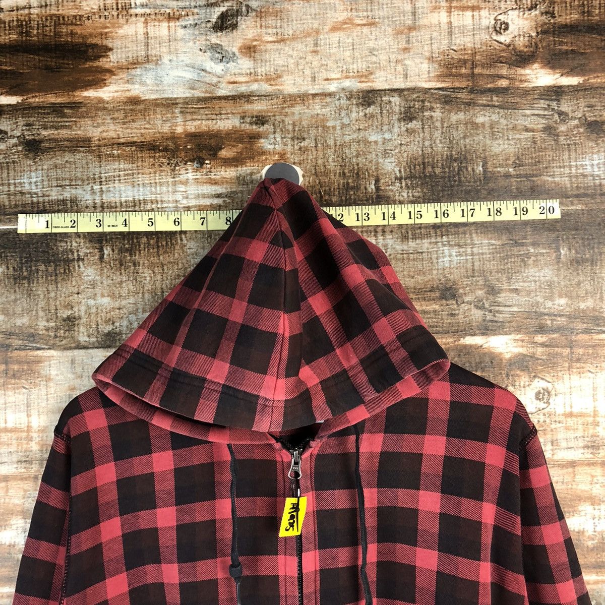 Uniqlo Uniqlo Checkred Red Hoodie #A1925 Size US M / EU 48-50 / 2 - 4 Thumbnail