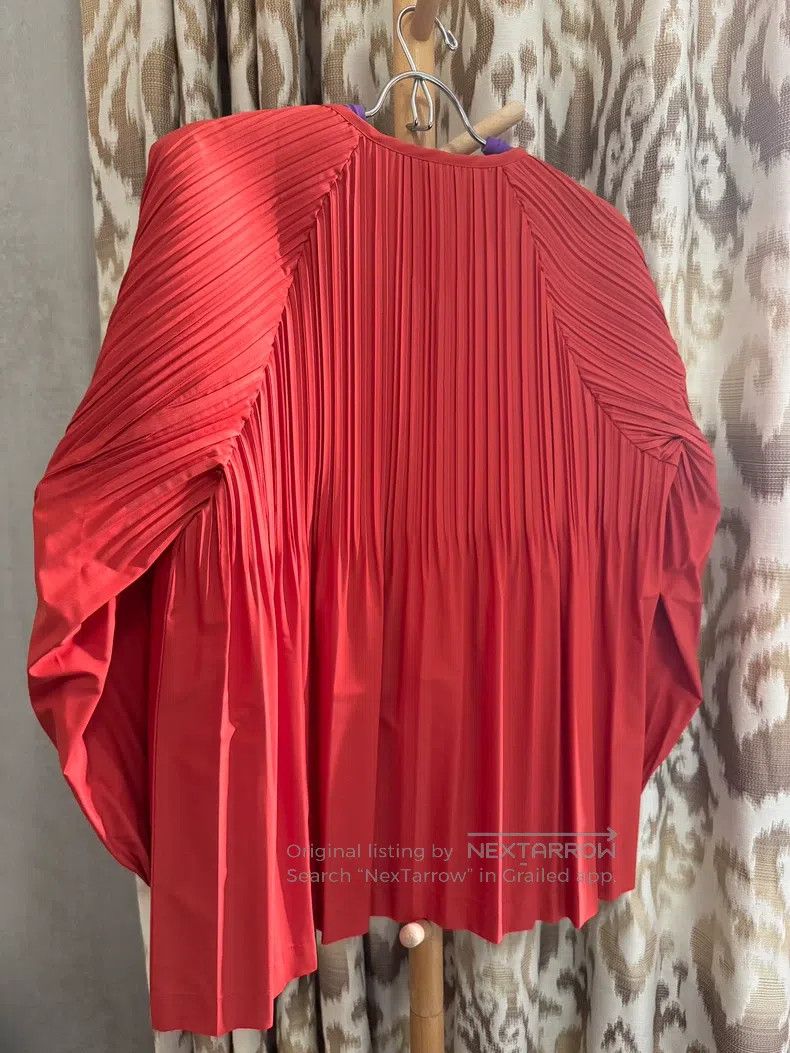Issey Miyake Issey Miyake Orange Puffer Short Trench Coat Size L / US 10 / IT 46 - 3 Thumbnail