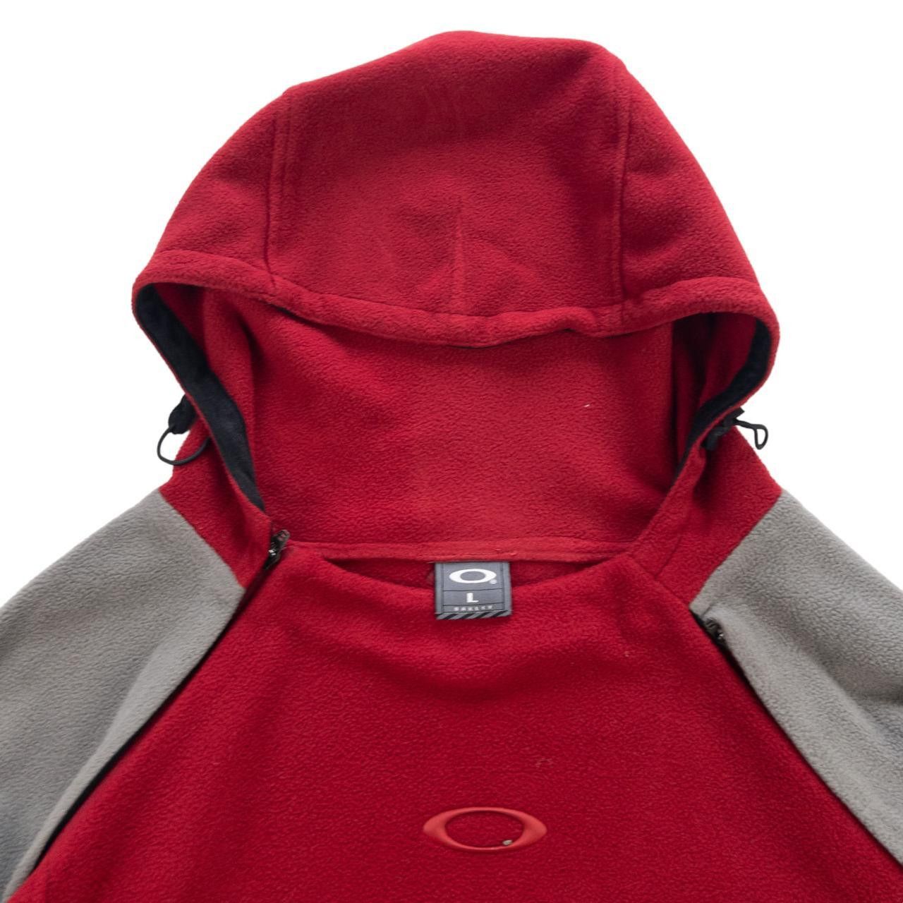 Oakley Vintage Oakley Fleece Hoodie Size L Size US L / EU 52-54 / 3 - 3 Thumbnail