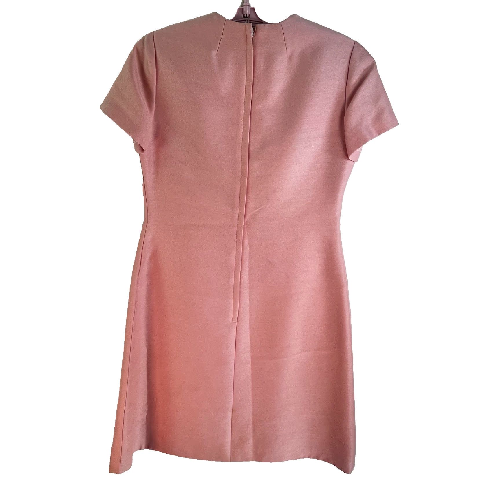 Vintage Vintage 60's-70's Mardi Gras NY Shift Dress Womens Size 12 Peach Jackie O Size XXS / US 00 / IT 34 - 7 Thumbnail