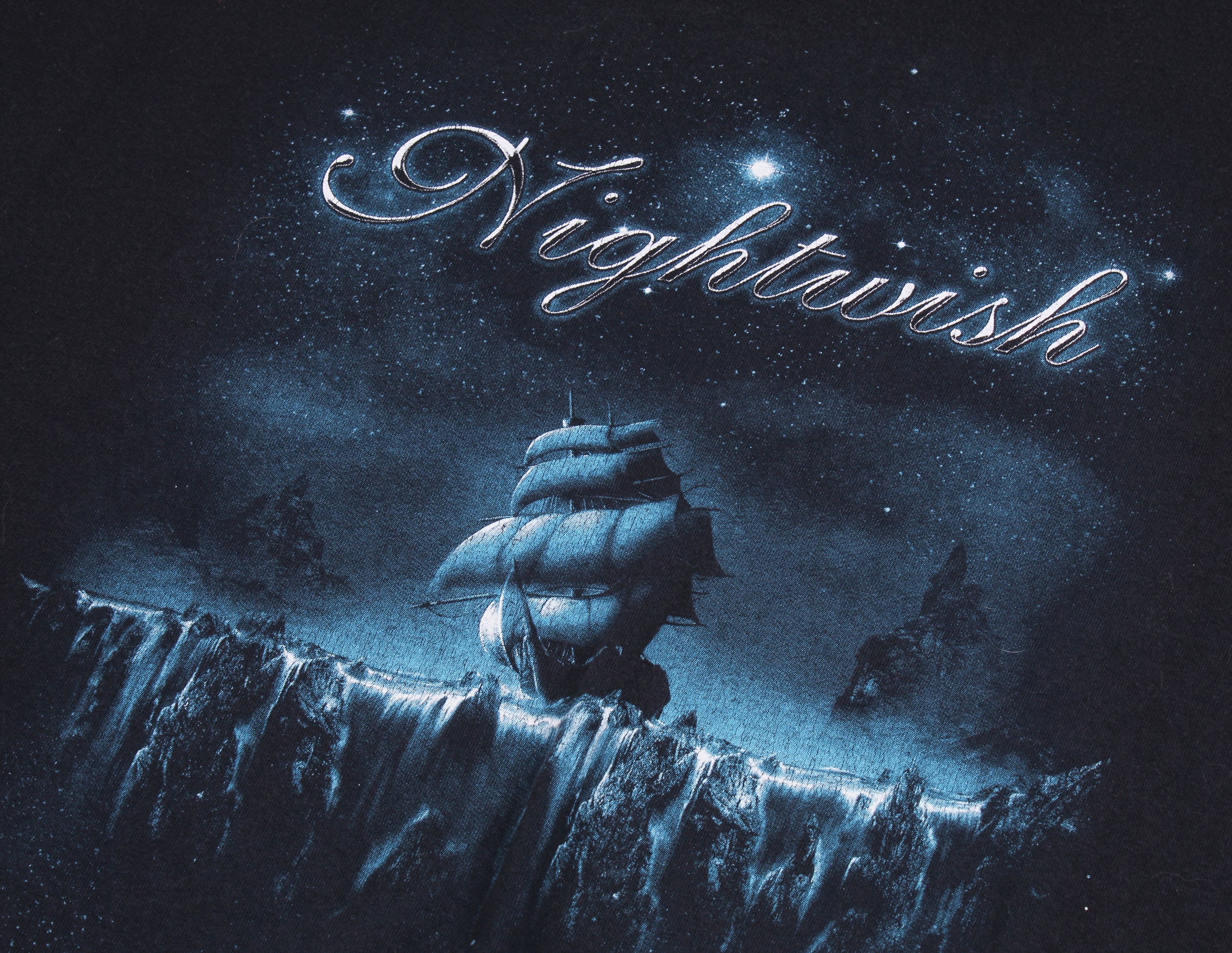 Band Tees Vintage Nightwish Y2K Goth Printed Short Sleeve Tee Size US XL / EU 56 / 4 - 3 Thumbnail