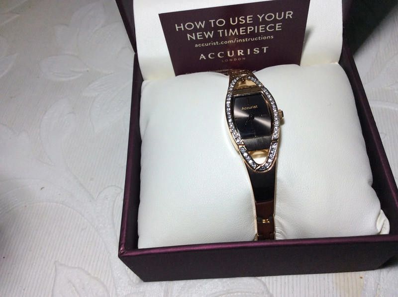 Designer Accurist ladies rose gold stainless steel watch Size ONE SIZE - 1 Thumbnail