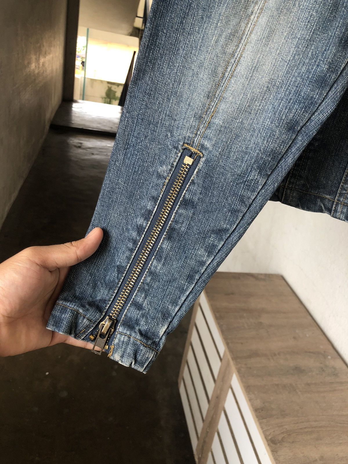 Seditionaries Vintage Slow Hand Jam Denim Jacket Size XS / US 0-2 / IT 36-38 - 7 Thumbnail