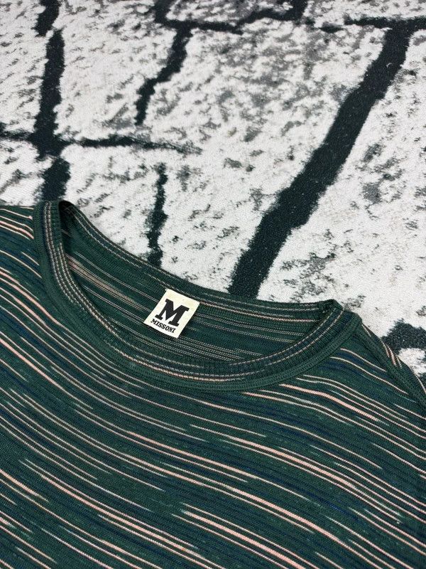 Missoni Missoni Striped Sweater Green Beige S Size S / US 4 / IT 40 - 3 Thumbnail