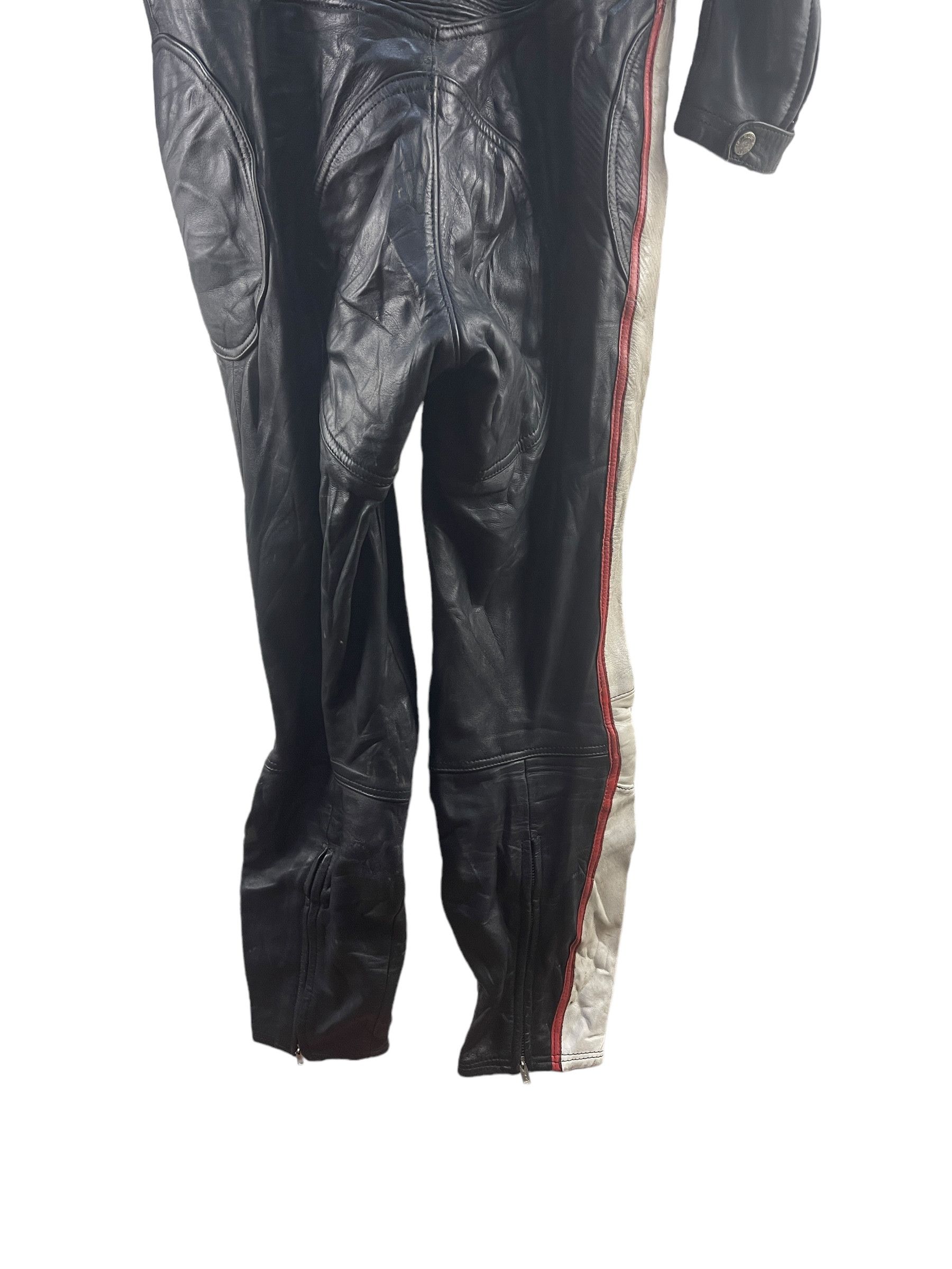 Genuine Leather Vintage Top Rider by Nagato Rider Racing Suit Jacket Size US 30 / EU 46 - 15 Thumbnail