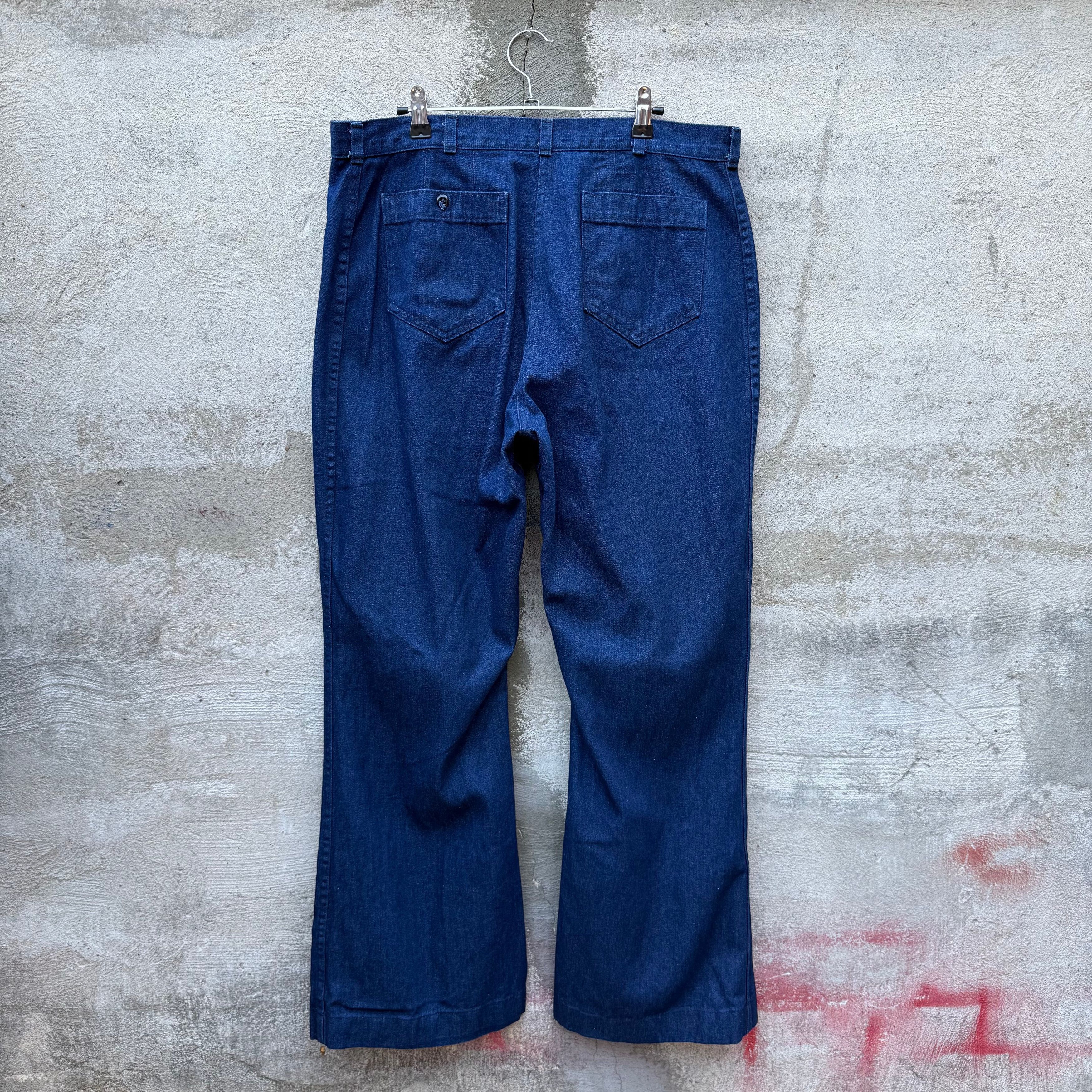 Other 90's US Military Women's Denim Dungaree Pants Size 36" / US 14 / IT 50 - 2 Thumbnail